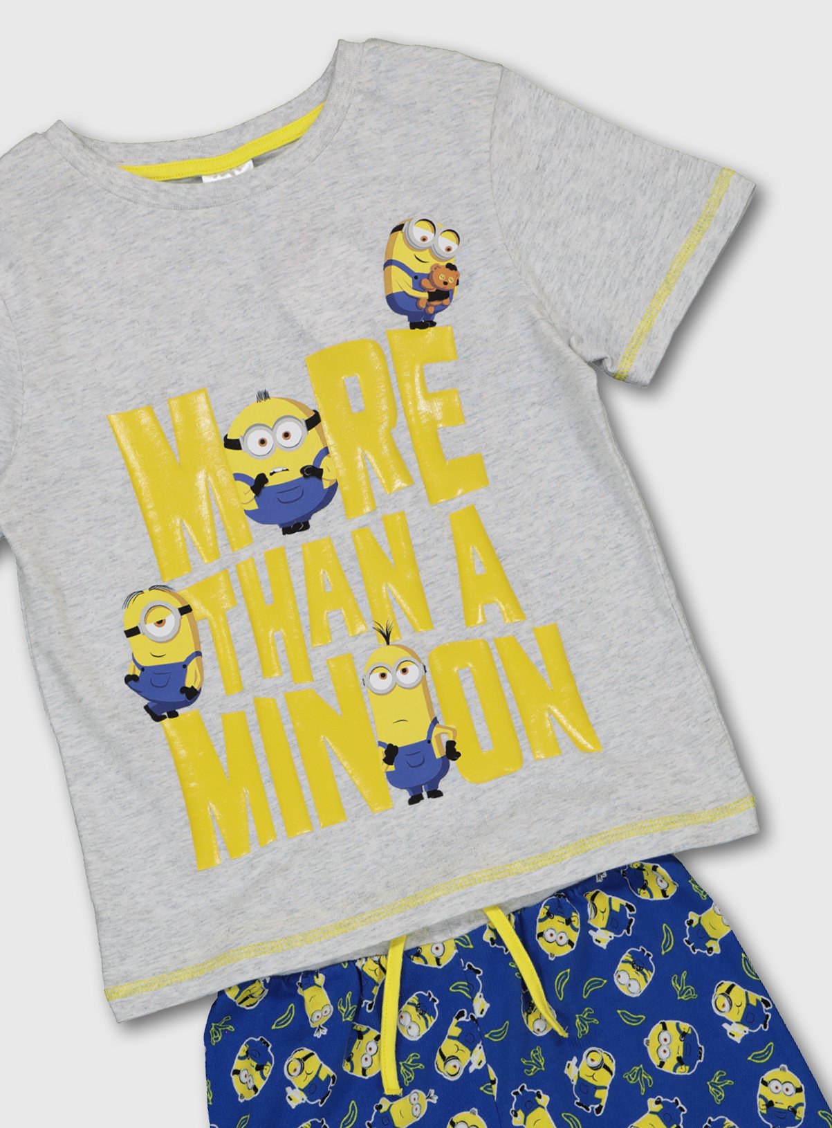 Minion Grey Shortie Pyjamas Review