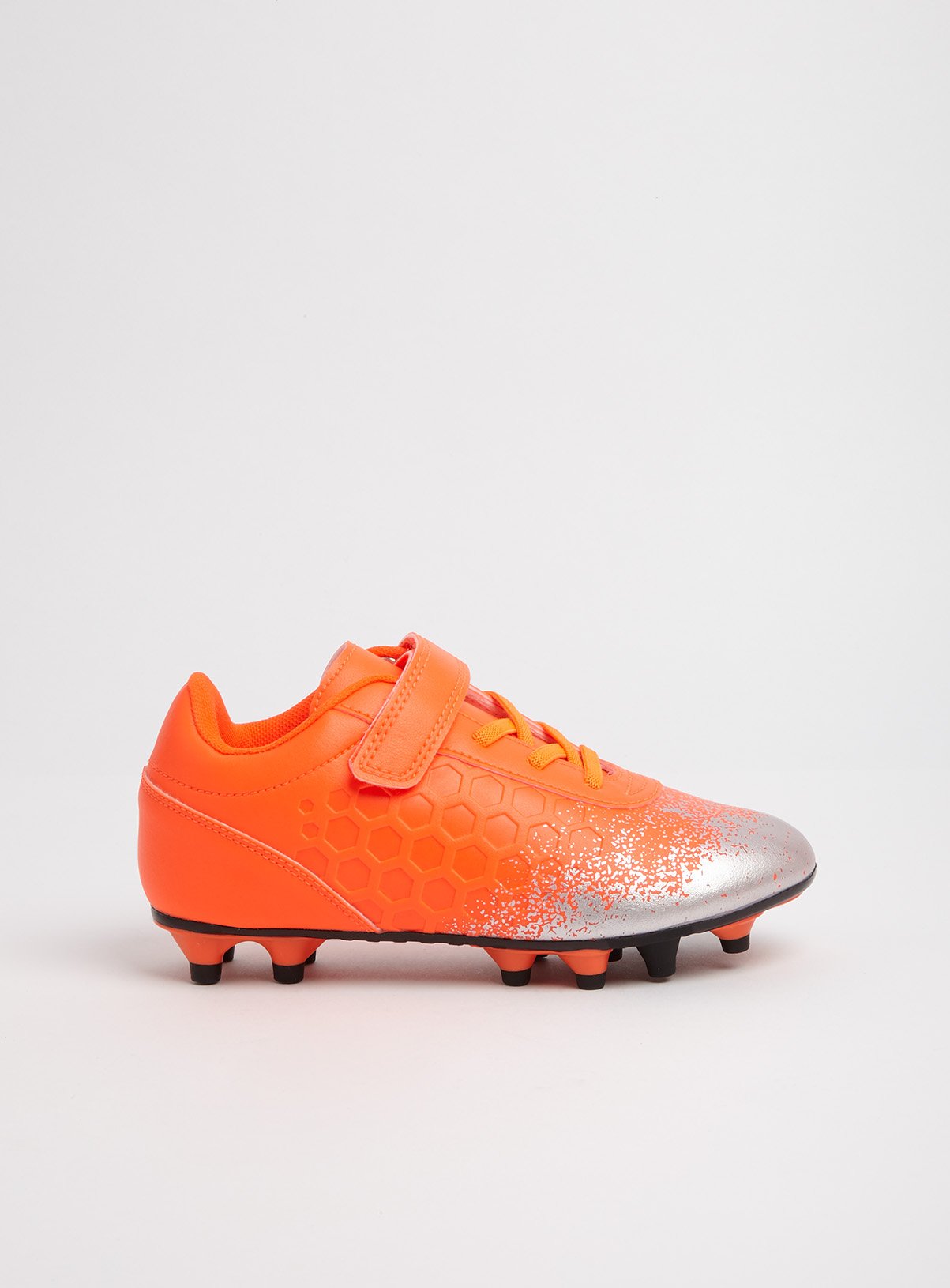 orange football trainers