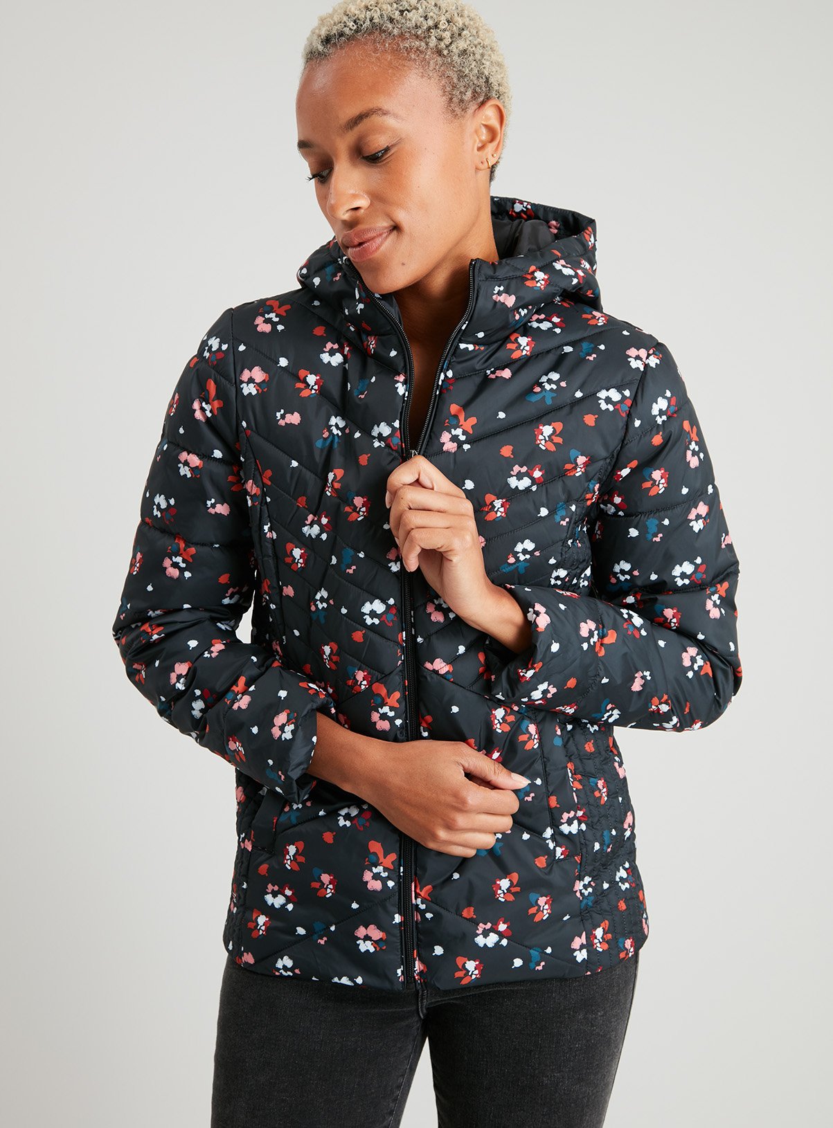 Floral Print Packaway Jacket Review