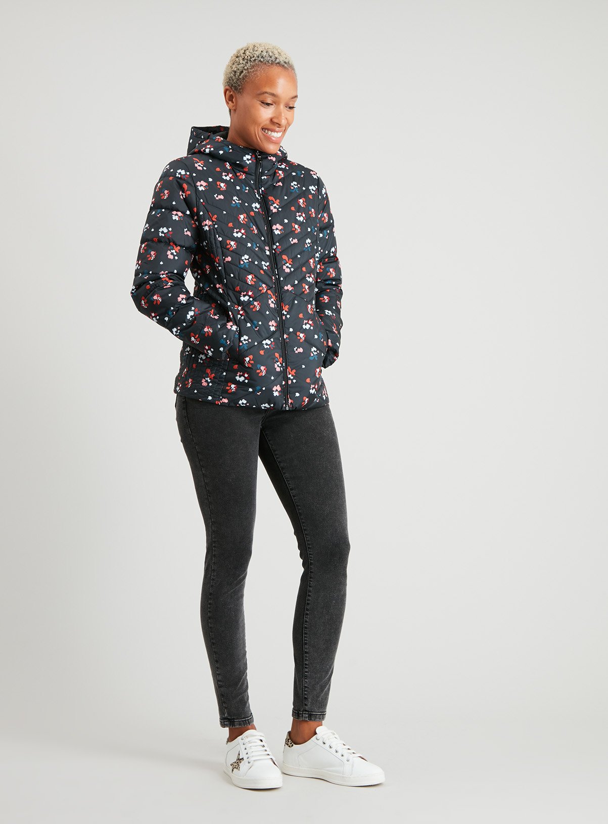 Floral Print Packaway Jacket Review