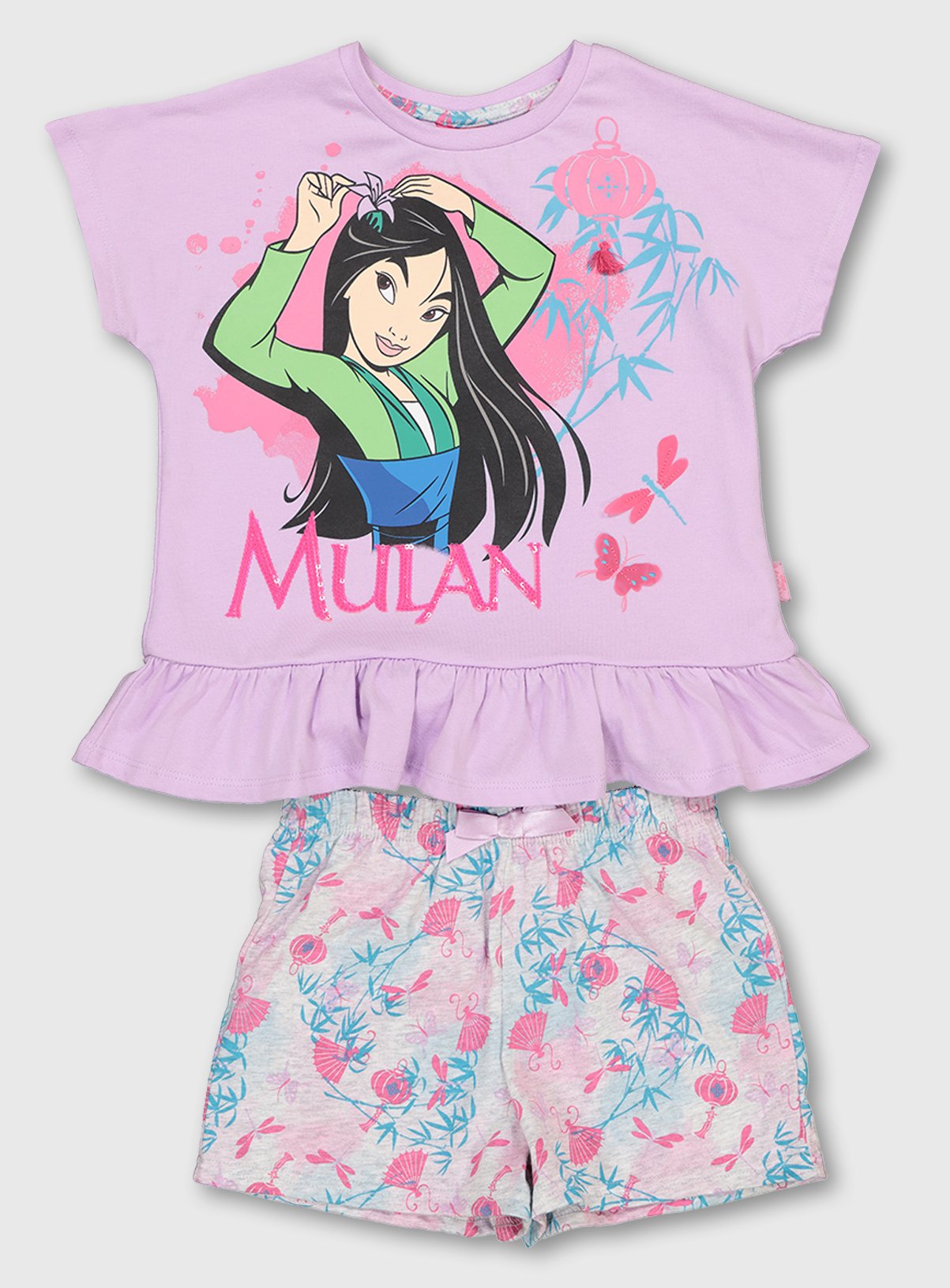 Disney Mulan Lilac Shortie Pyjamas Review