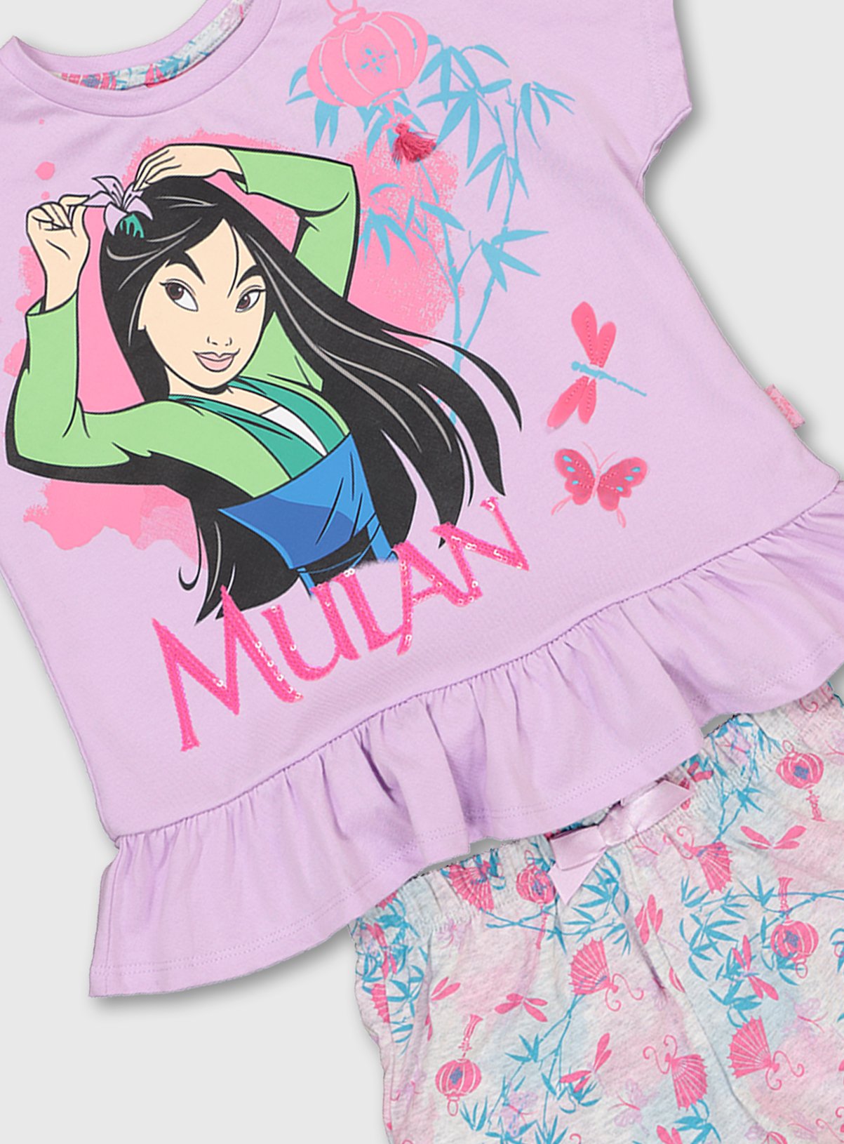 Disney Mulan Lilac Shortie Pyjamas Review