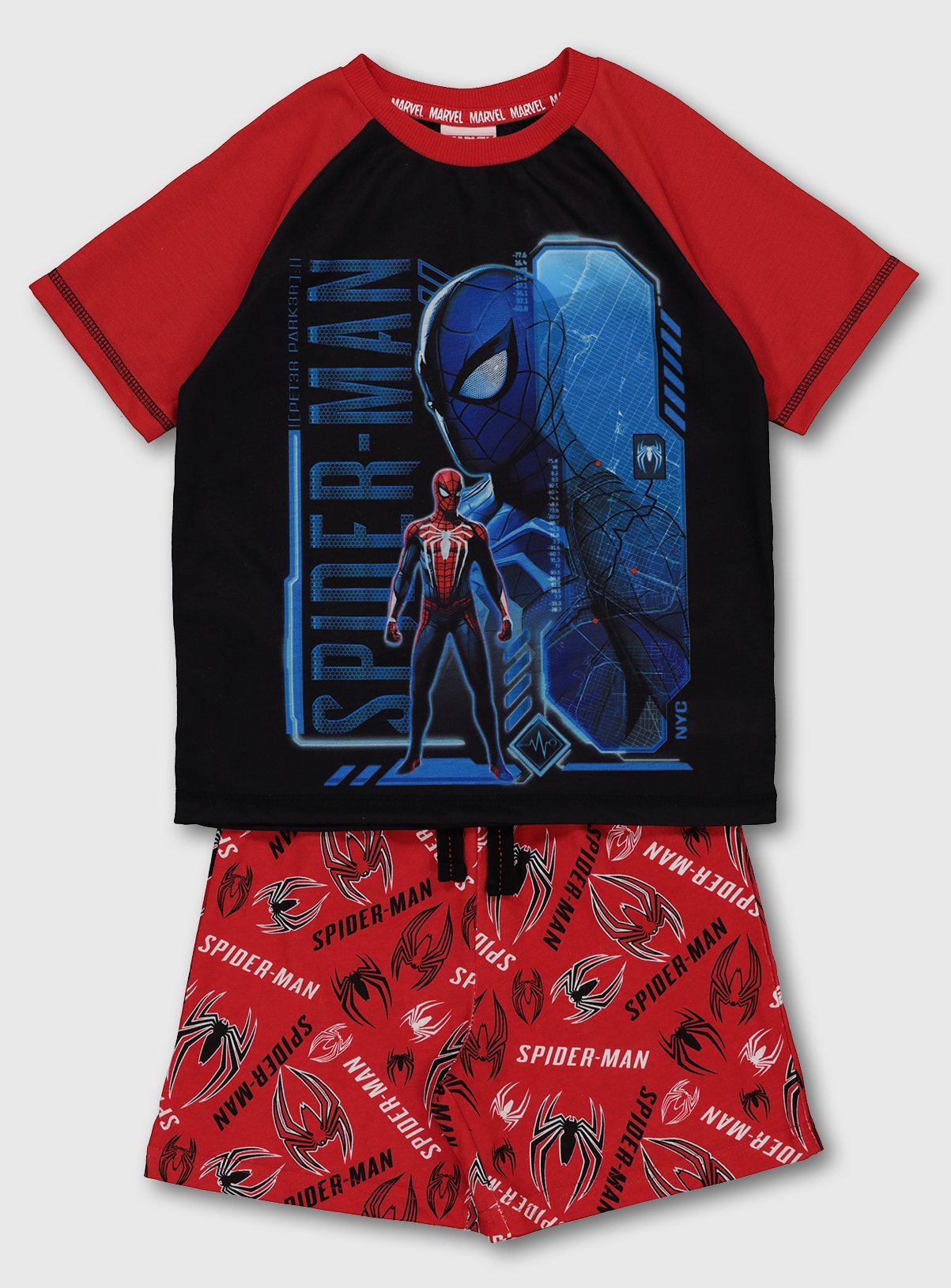 Marvel Spider-Man Red Shortie Pyjamas Review