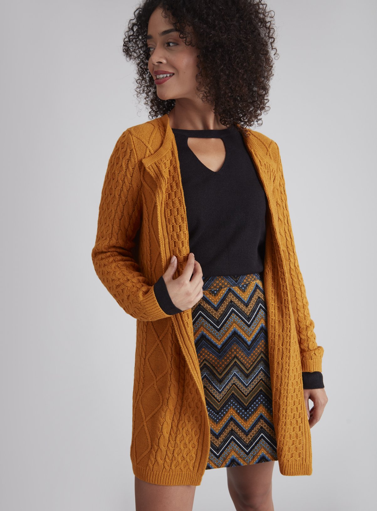 sainsburys yellow cardigan