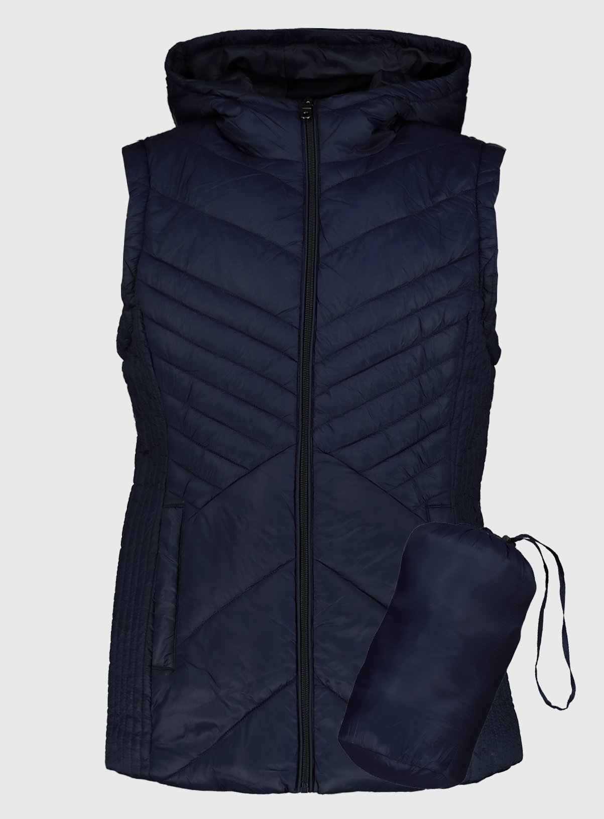 Navy Padded Packaway Gilet Review