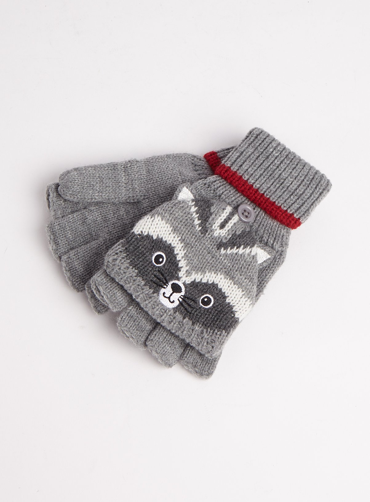 Grey Racoon Flip-Over Mittens Review