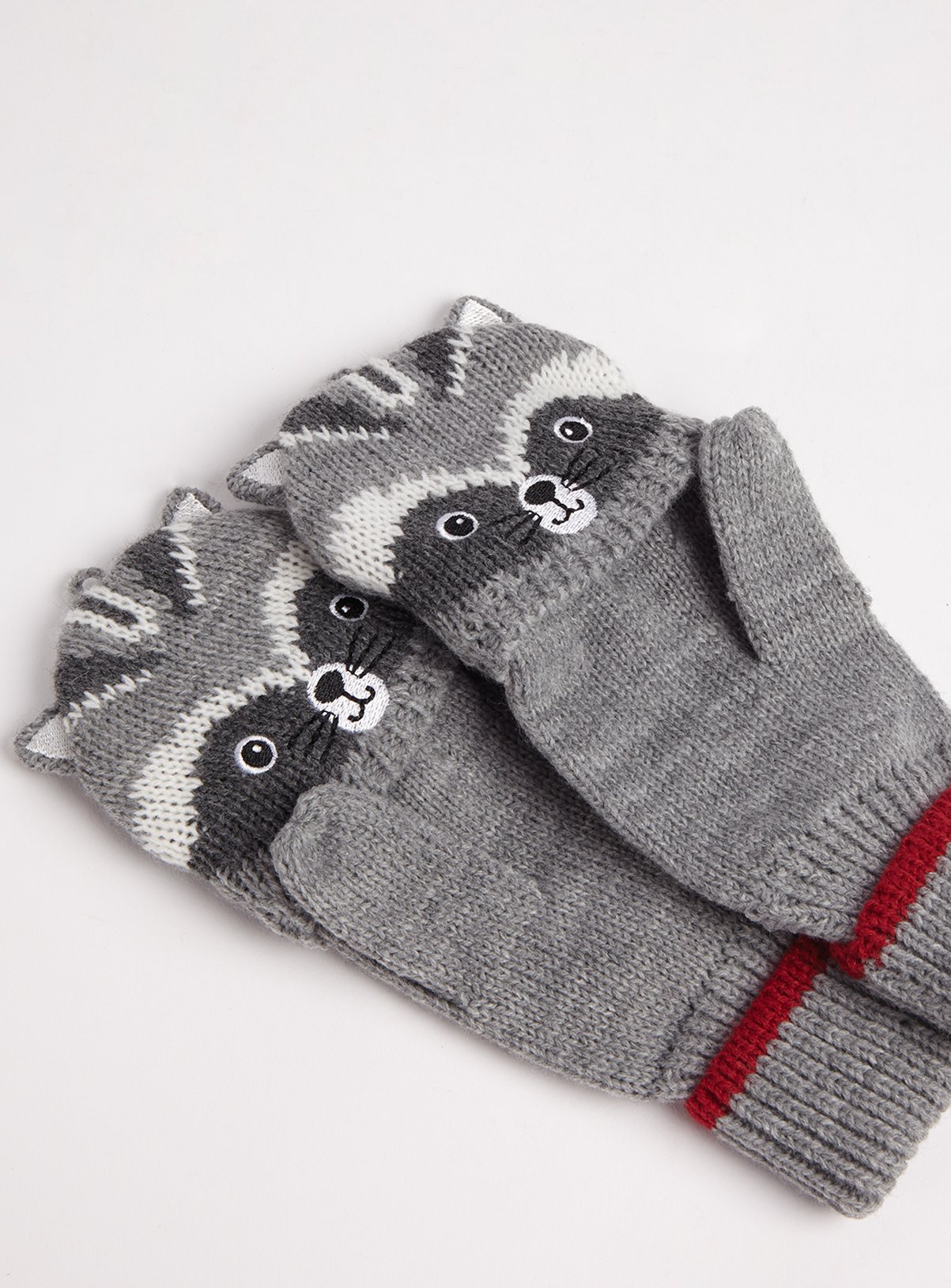 Grey Racoon Flip-Over Mittens Review