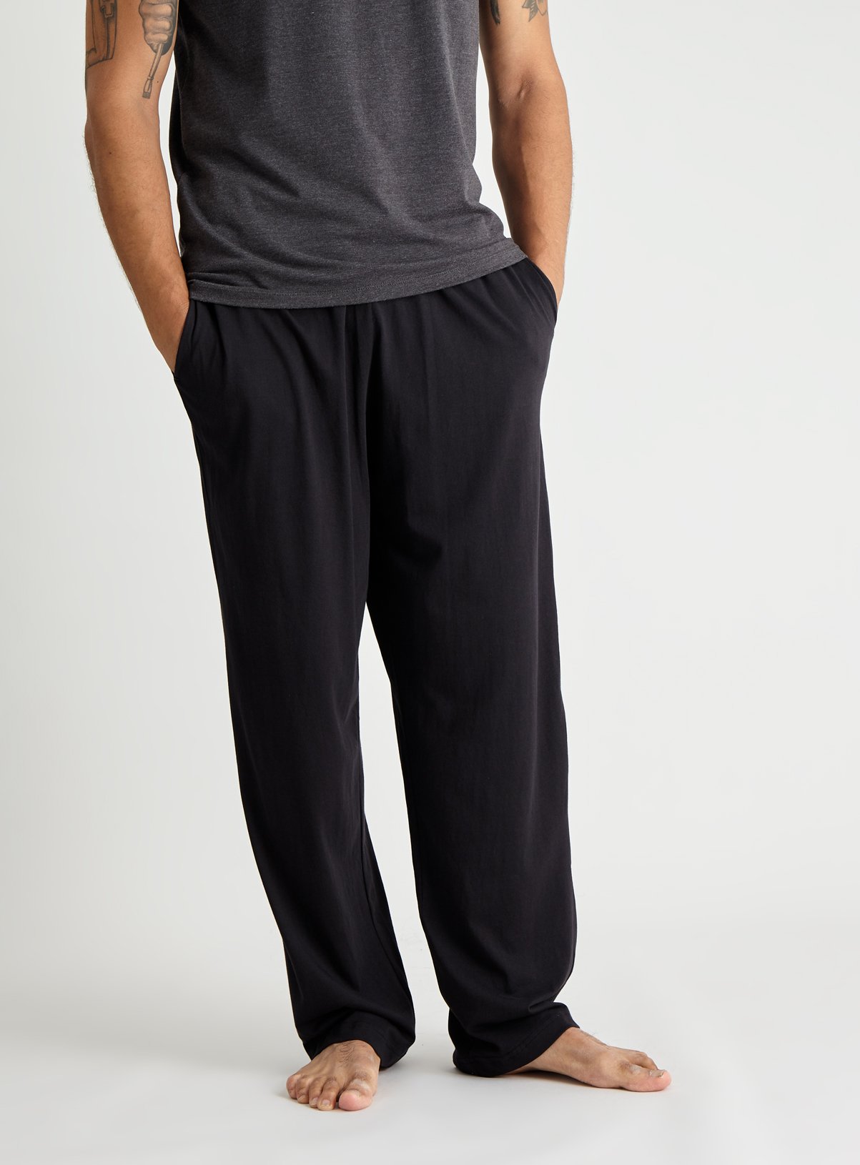 Black & Grey Long Pyjama Bottoms 2 Pack Review