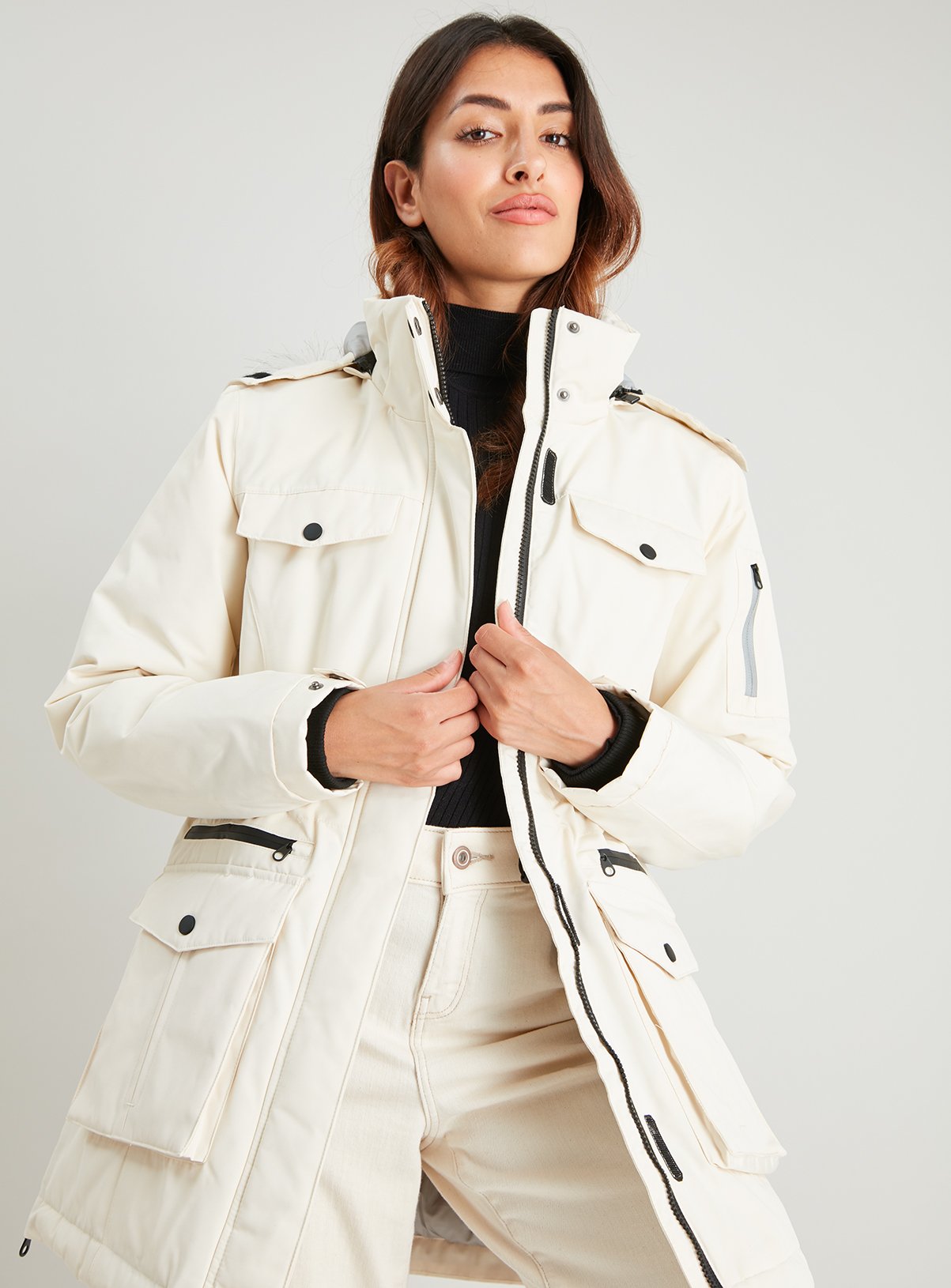 long waterproof winter jackets womens