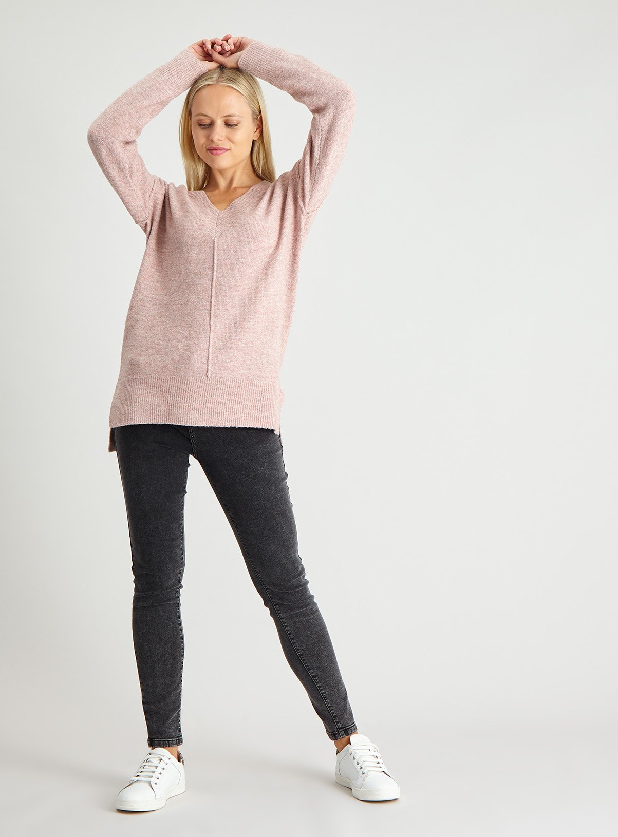 Pink V-Neck Jumper Review