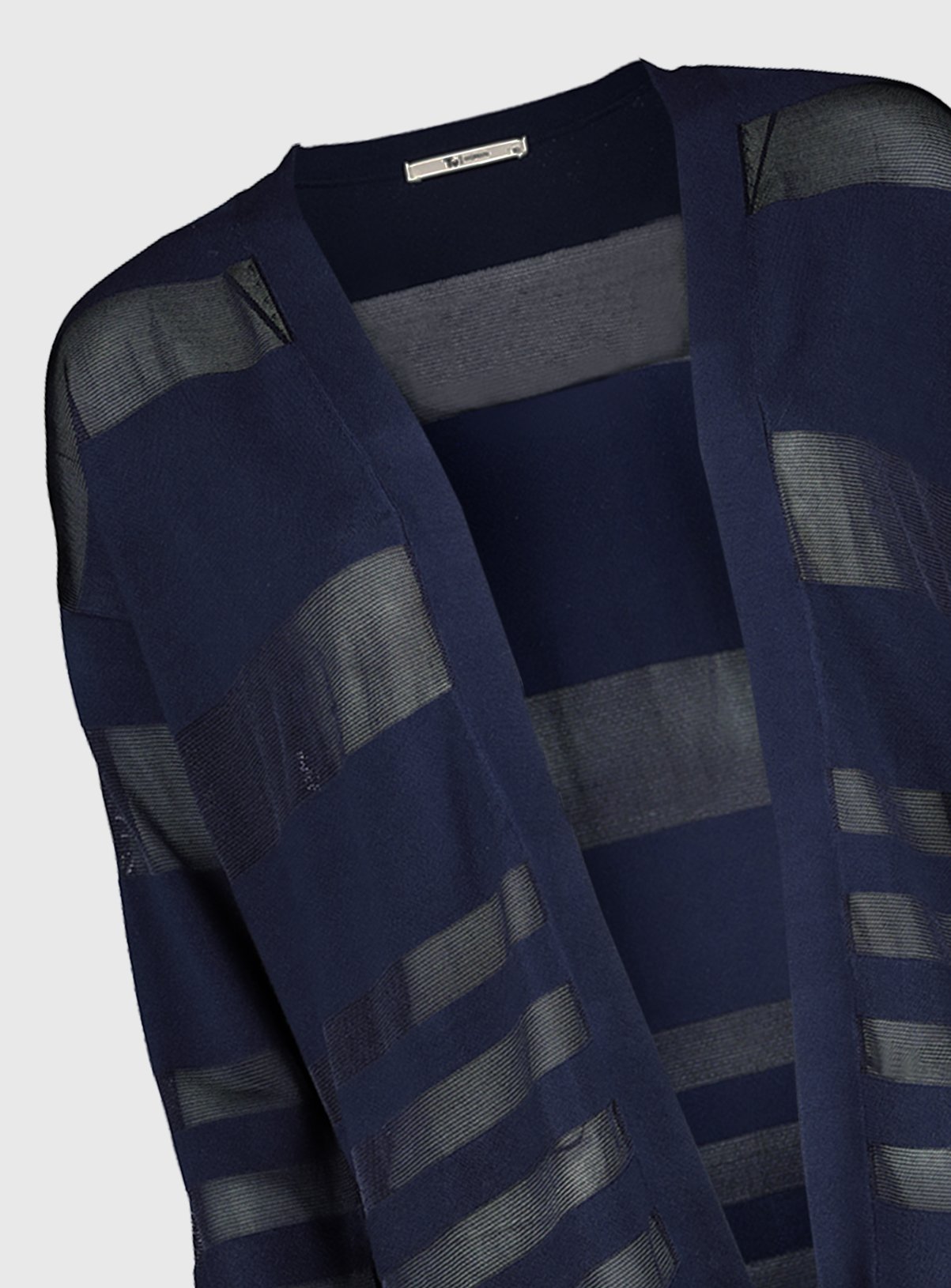 Navy Sheer Stripe Cardigan Review