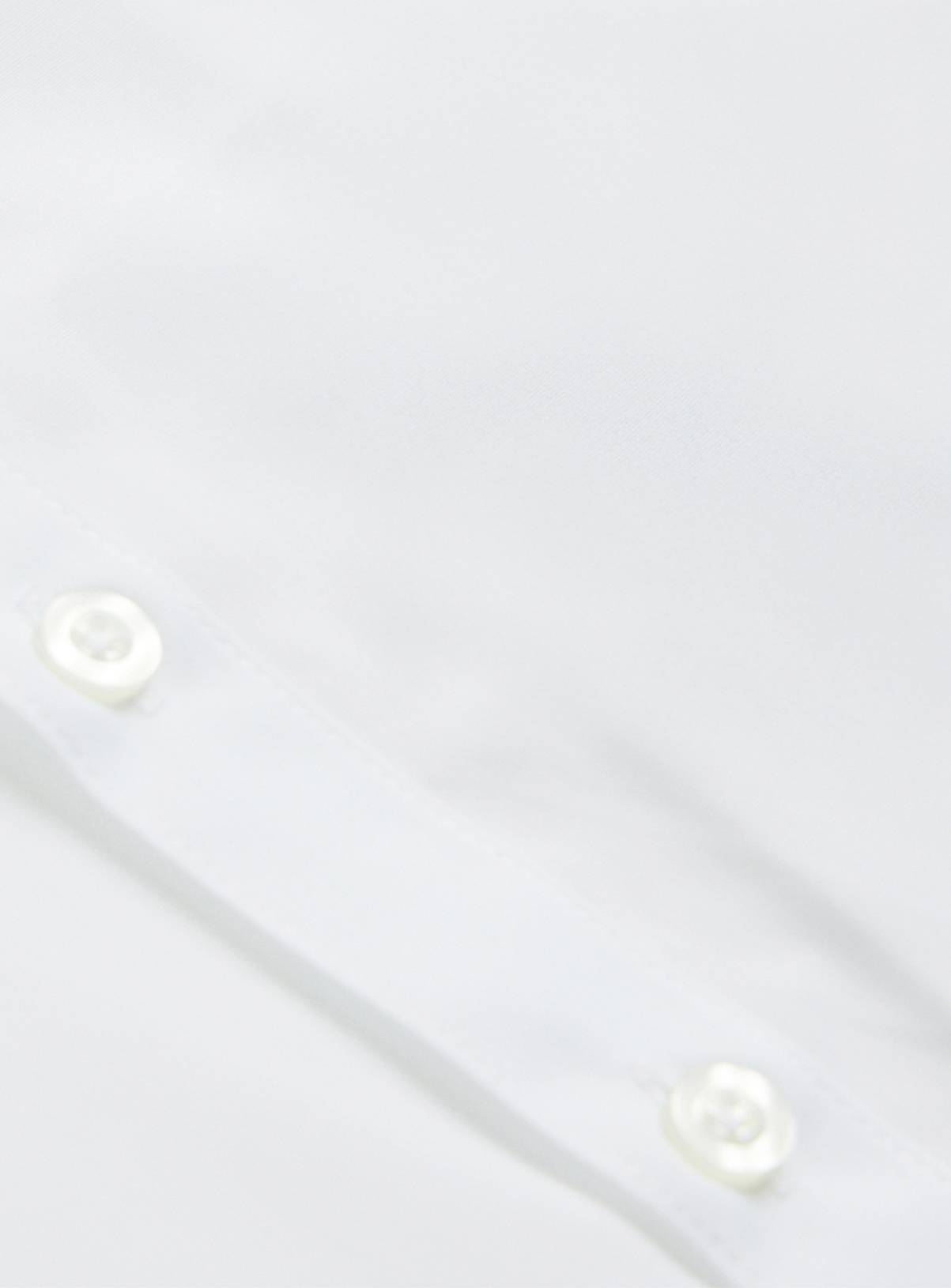 White Polyester Cotton Long Sleeve Shirts 5 Pack 9 years - Image 3