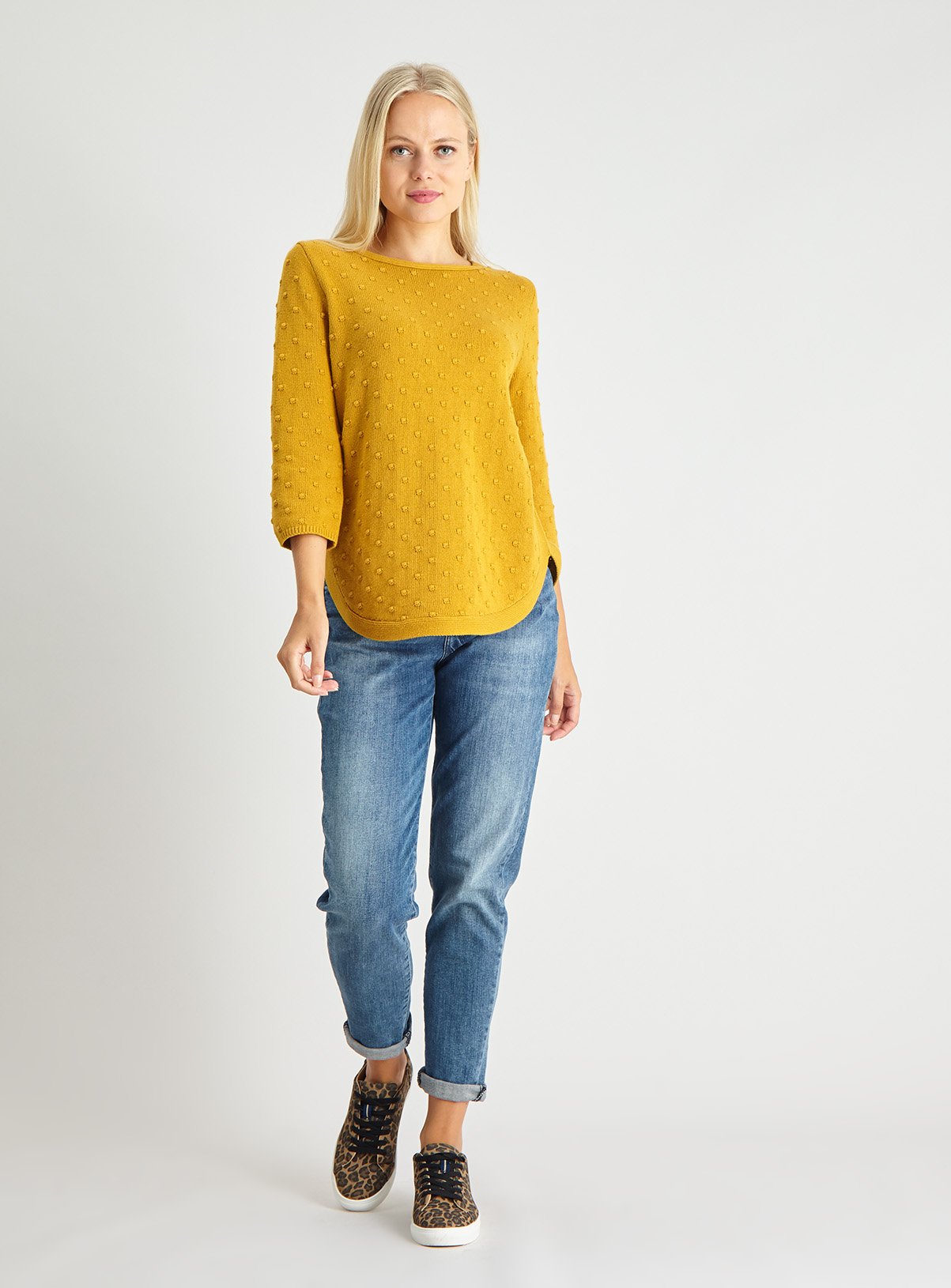 Mustard Yellow Bobble Jumper Review