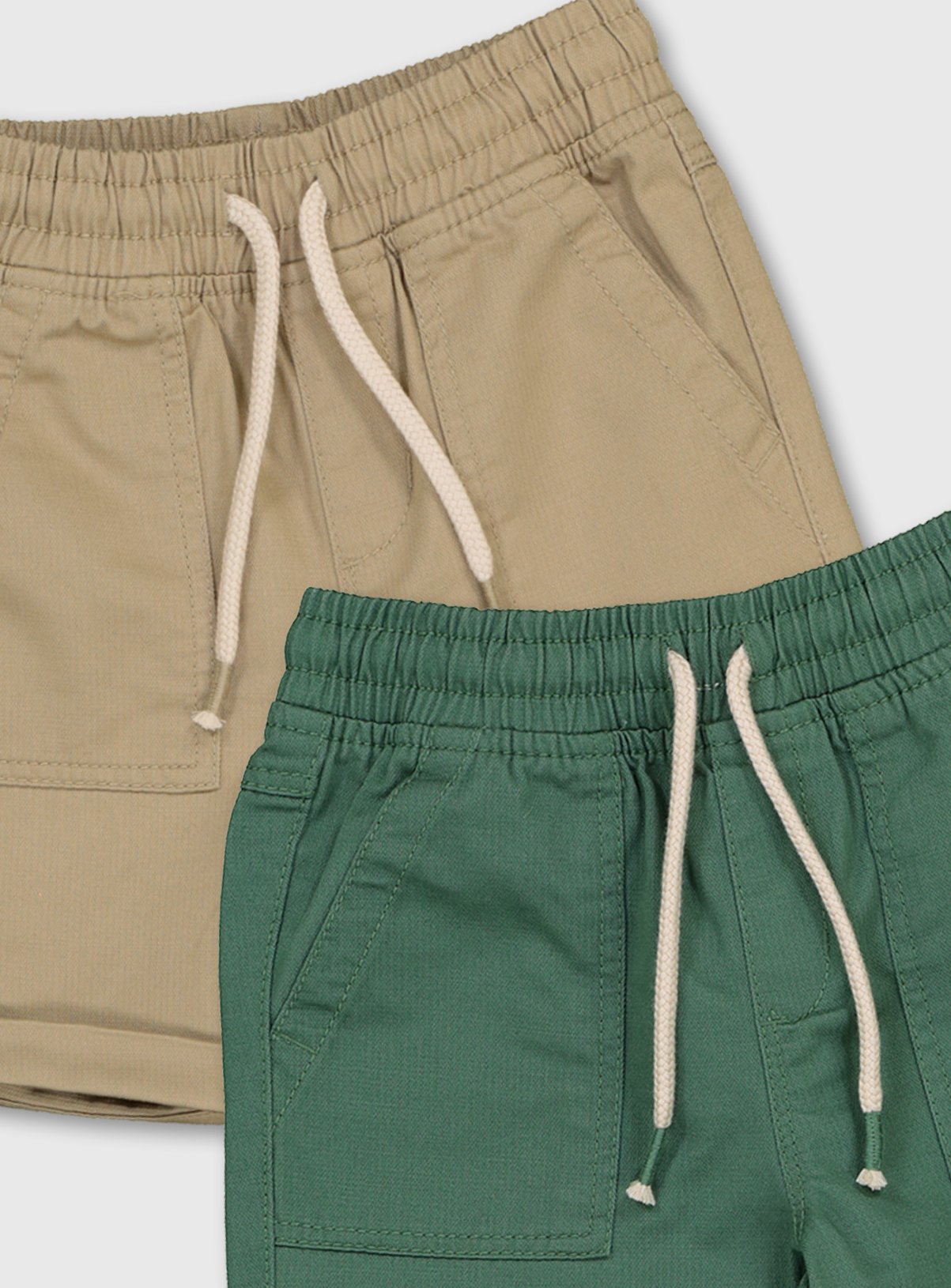 Khaki & Stone Twill Shorts 2 Pack Review