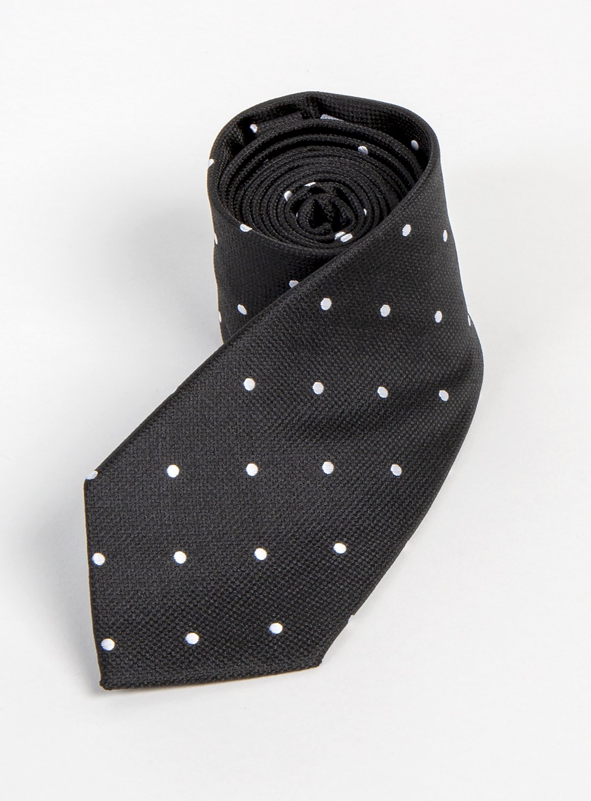 Black & White Spot Print Tie Review