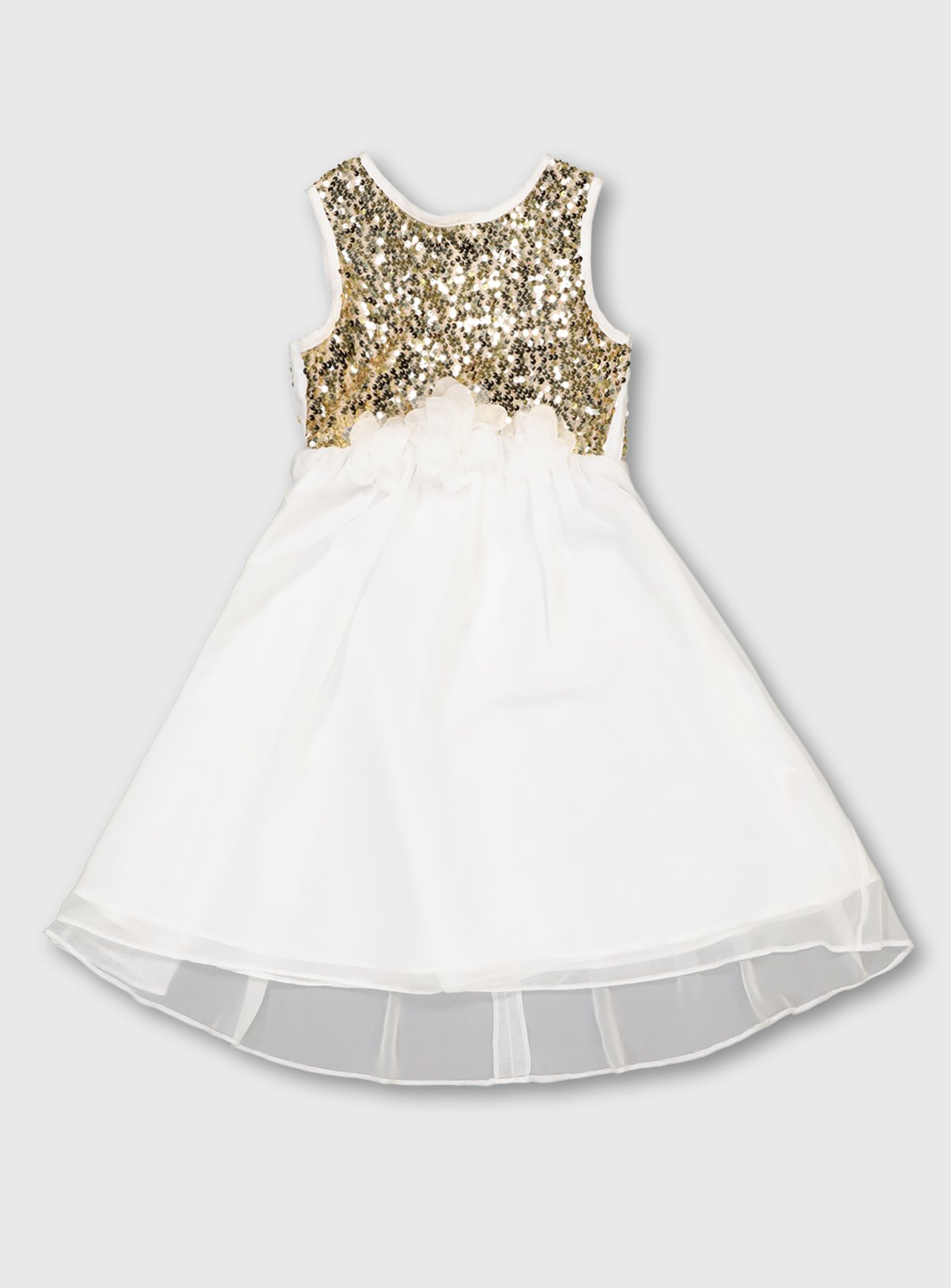 sequin bodice dress