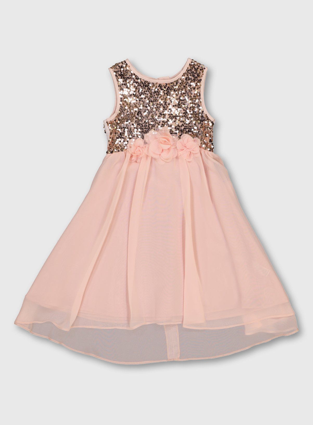 Pink Sequin Bodice Occasion Dress Review