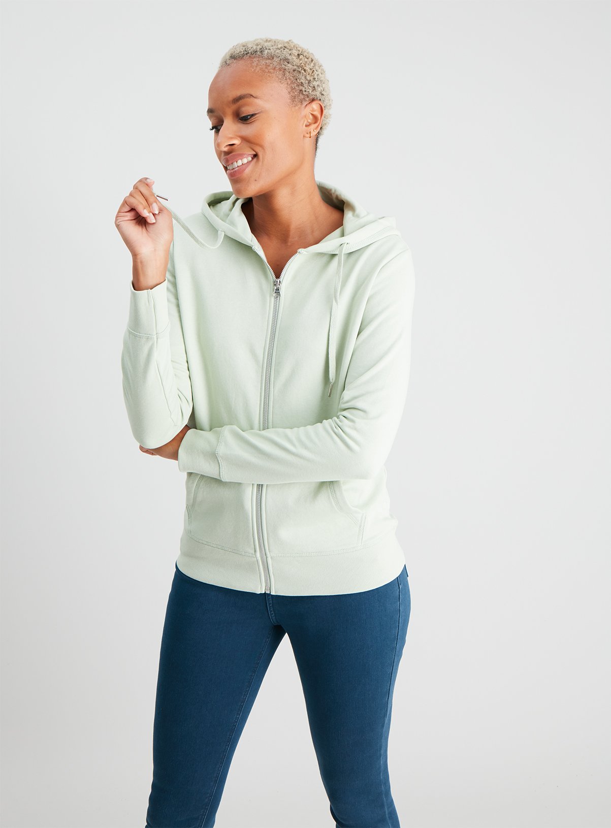 Pale Green Zip-Through Hoodie Review