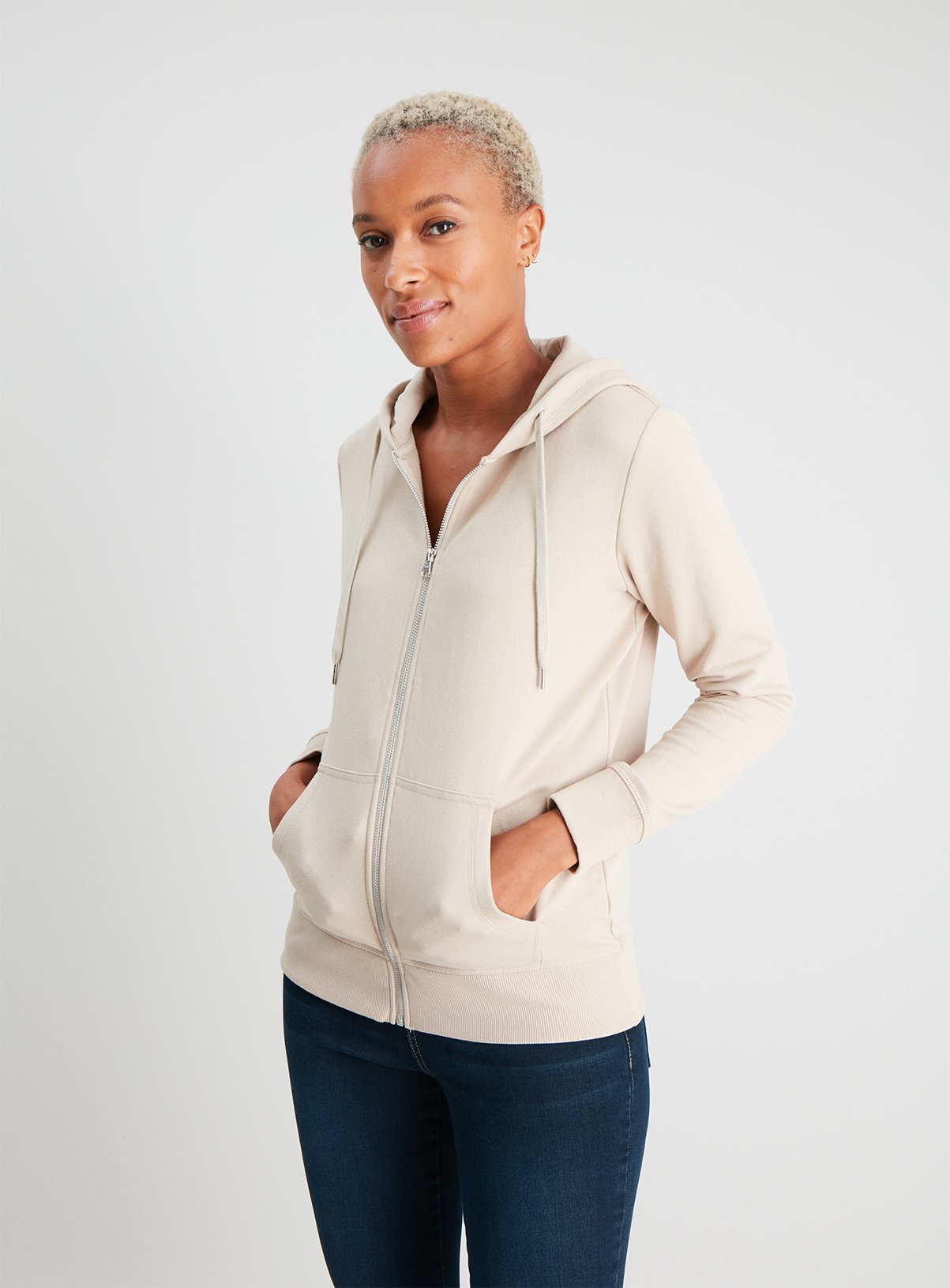 Cream Zip-Through Hoodie Review