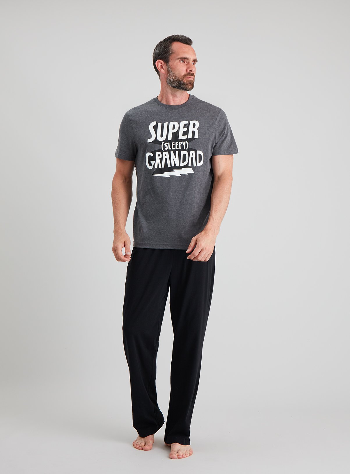 Charcoal 'Super Grandad' Pyjamas Review