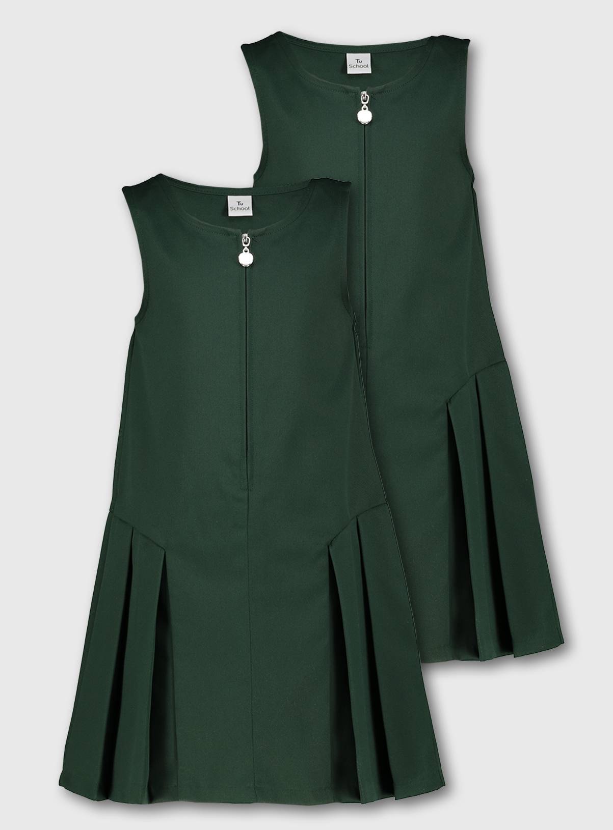 SKU: 2PK ZIP THROUGH PINNI:Green:11 years - Image 1