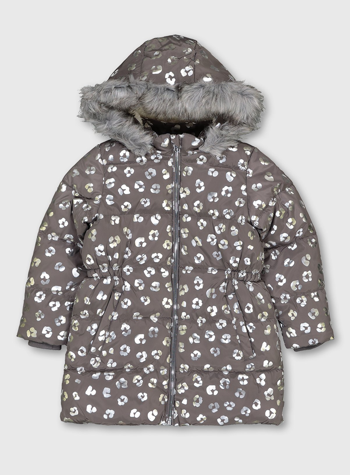 Animal Print Longline Puffer Coat Review