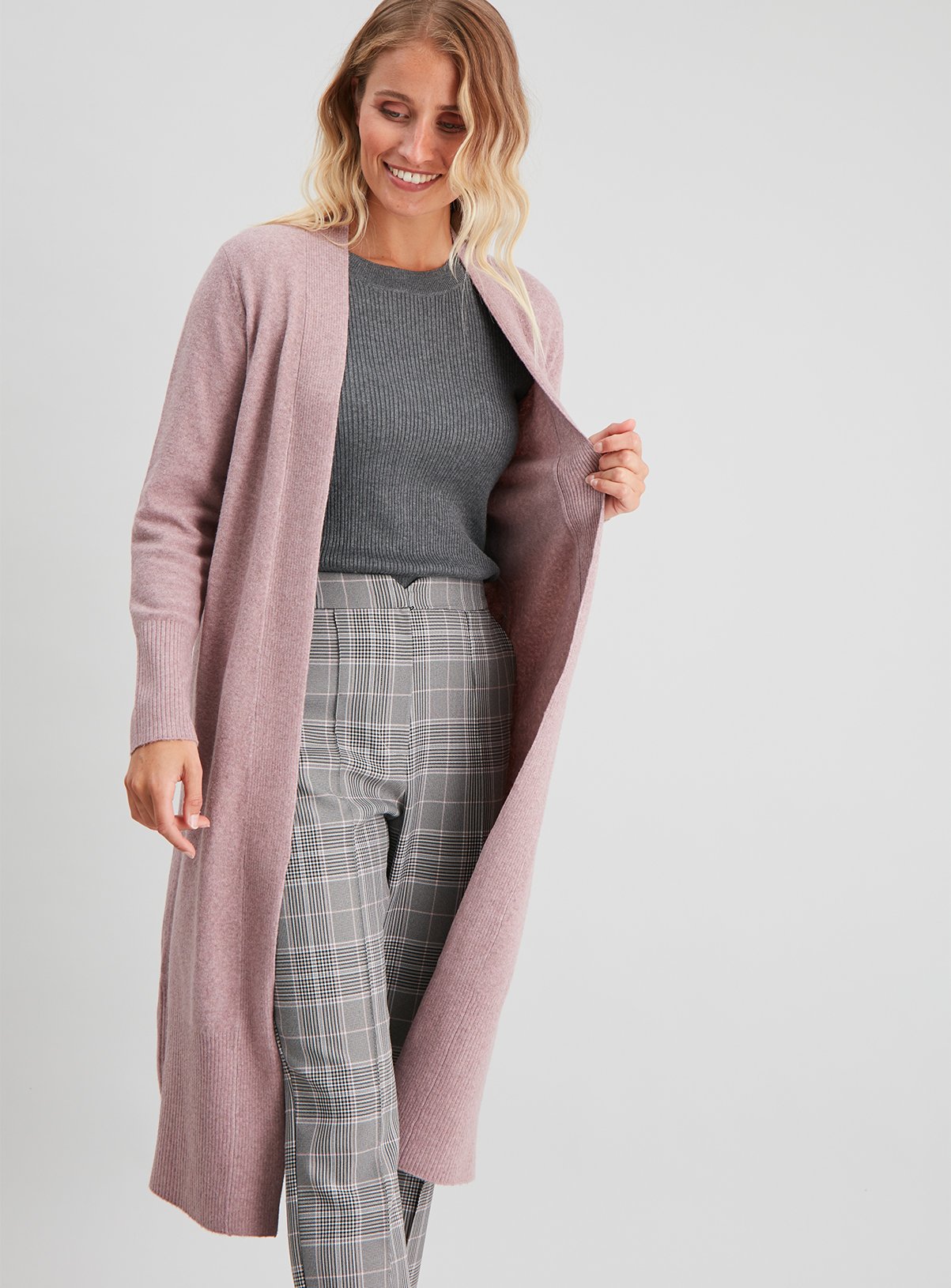 Pink Longline Cardigan Review