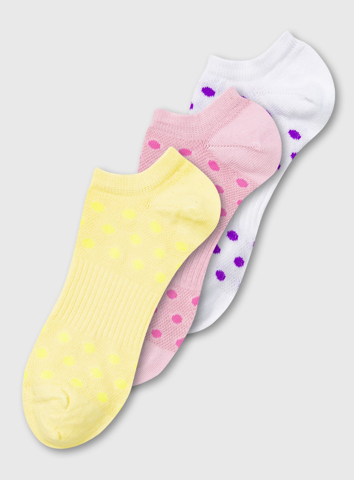 Pastel Trainer Sock Bright Spot 3 Pack Review