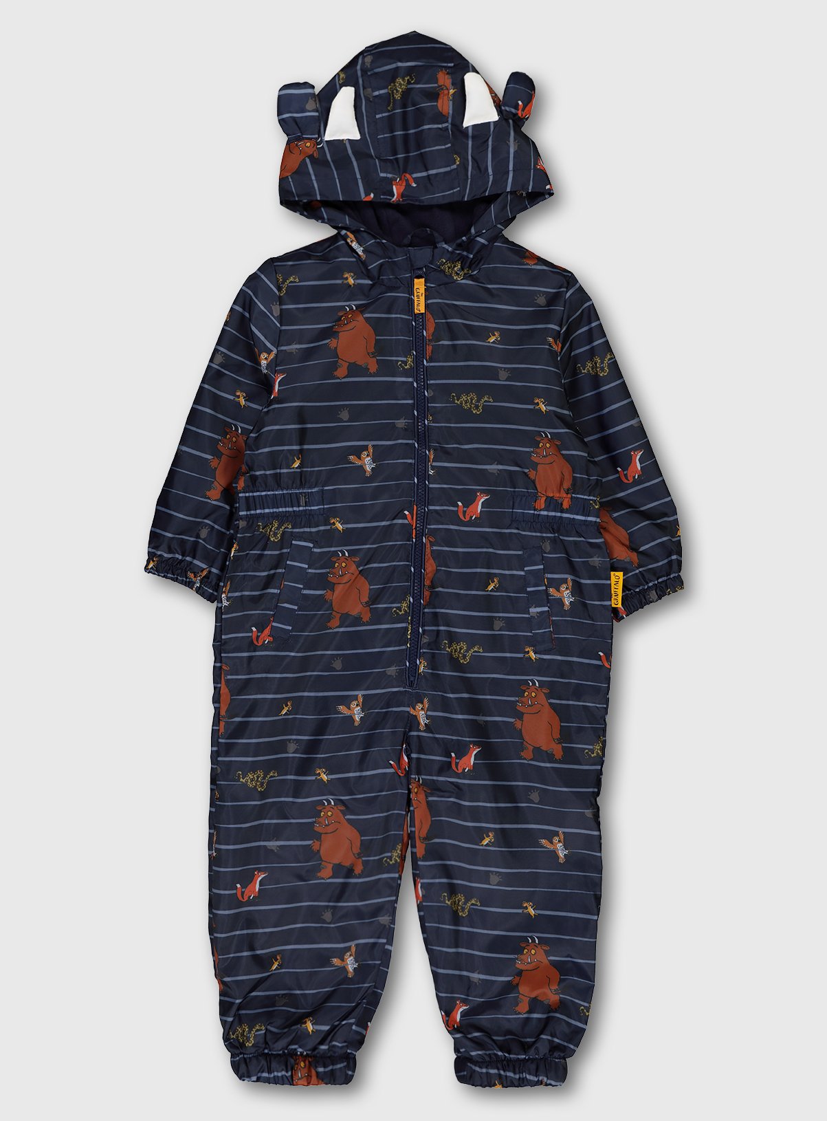 navy puddle suit