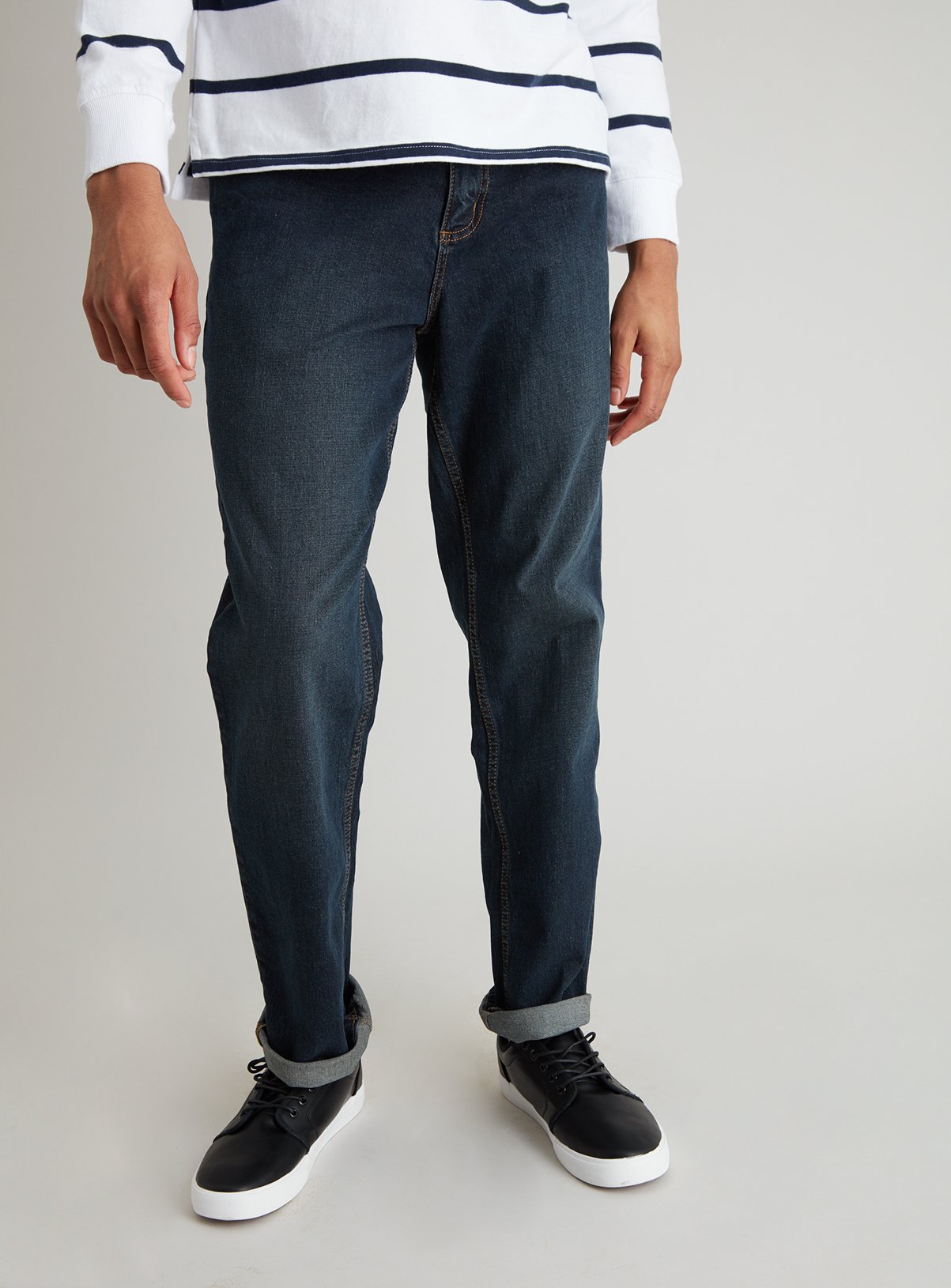 Midwash Denim Straight Leg Jeans With Stretch Review