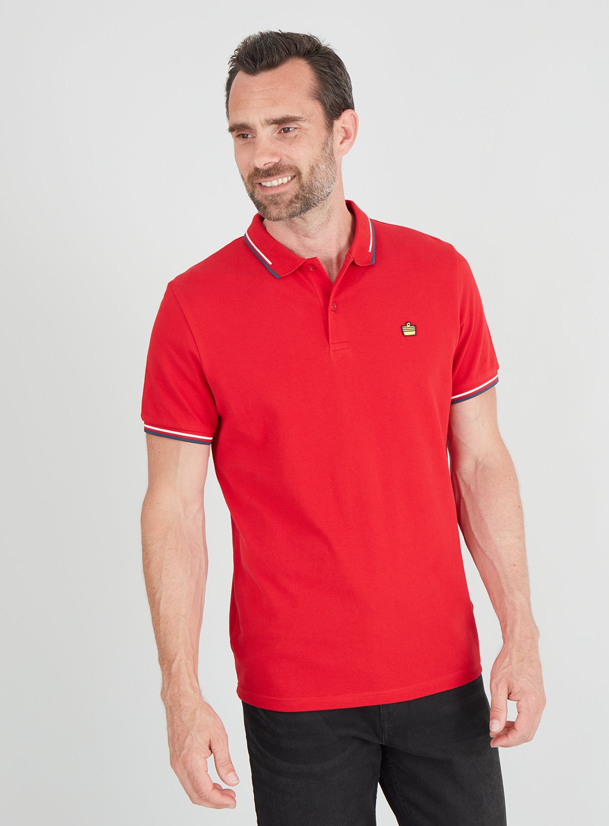 Red Tipped Short Sleeve Polo Review