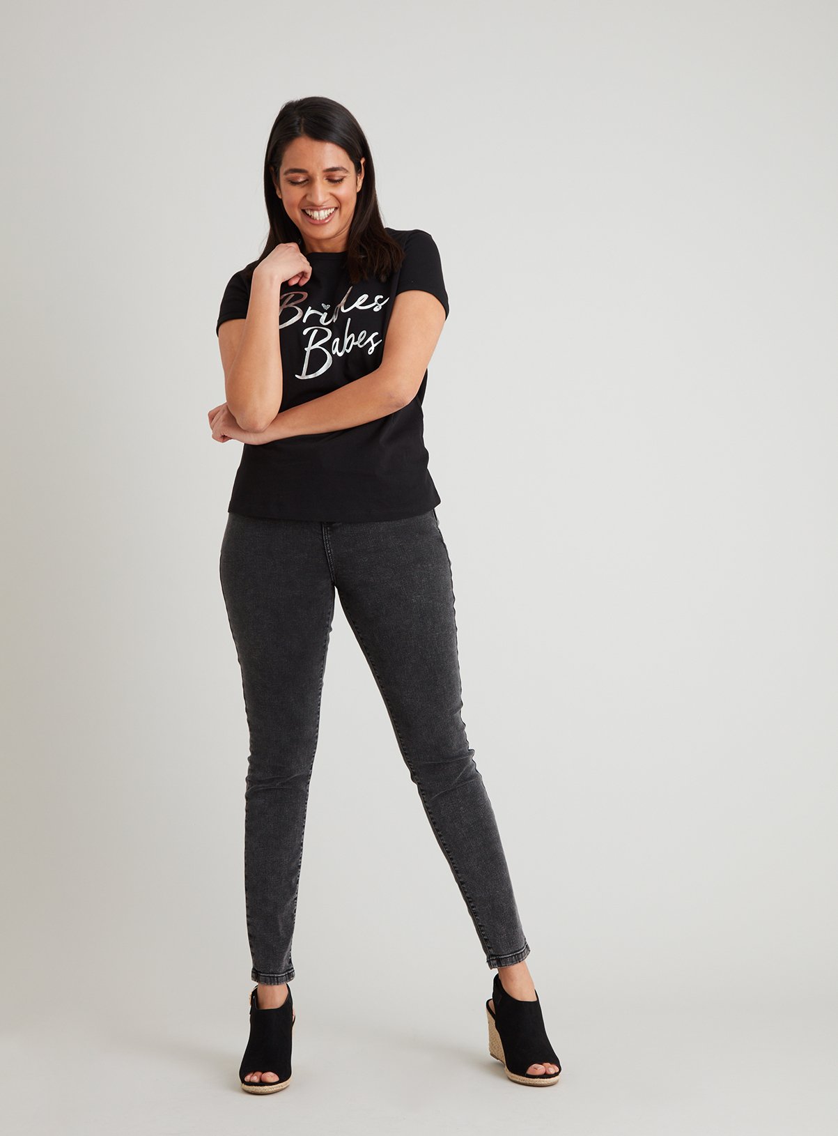 Brides Babes' Slogan Black Short Sleeve T-Shirt Review