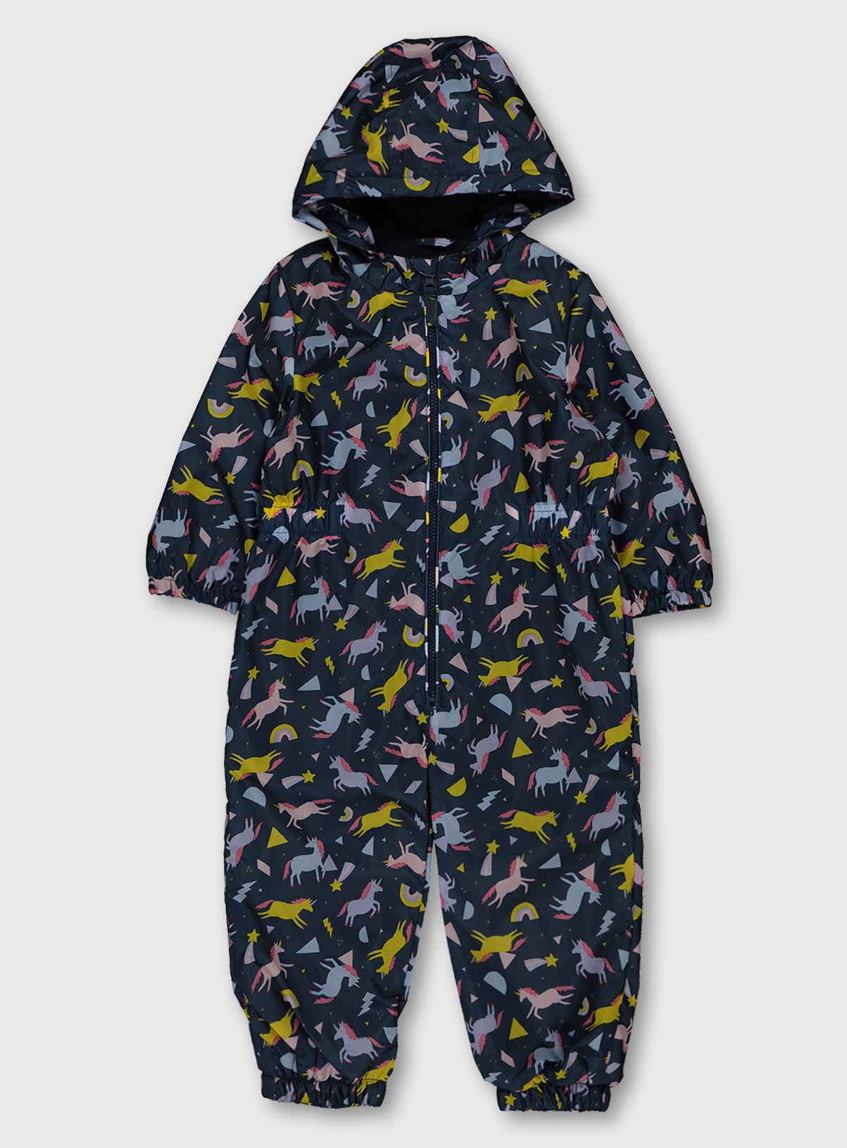 Unicorn Print Fleece Lined Puddle Suit Review