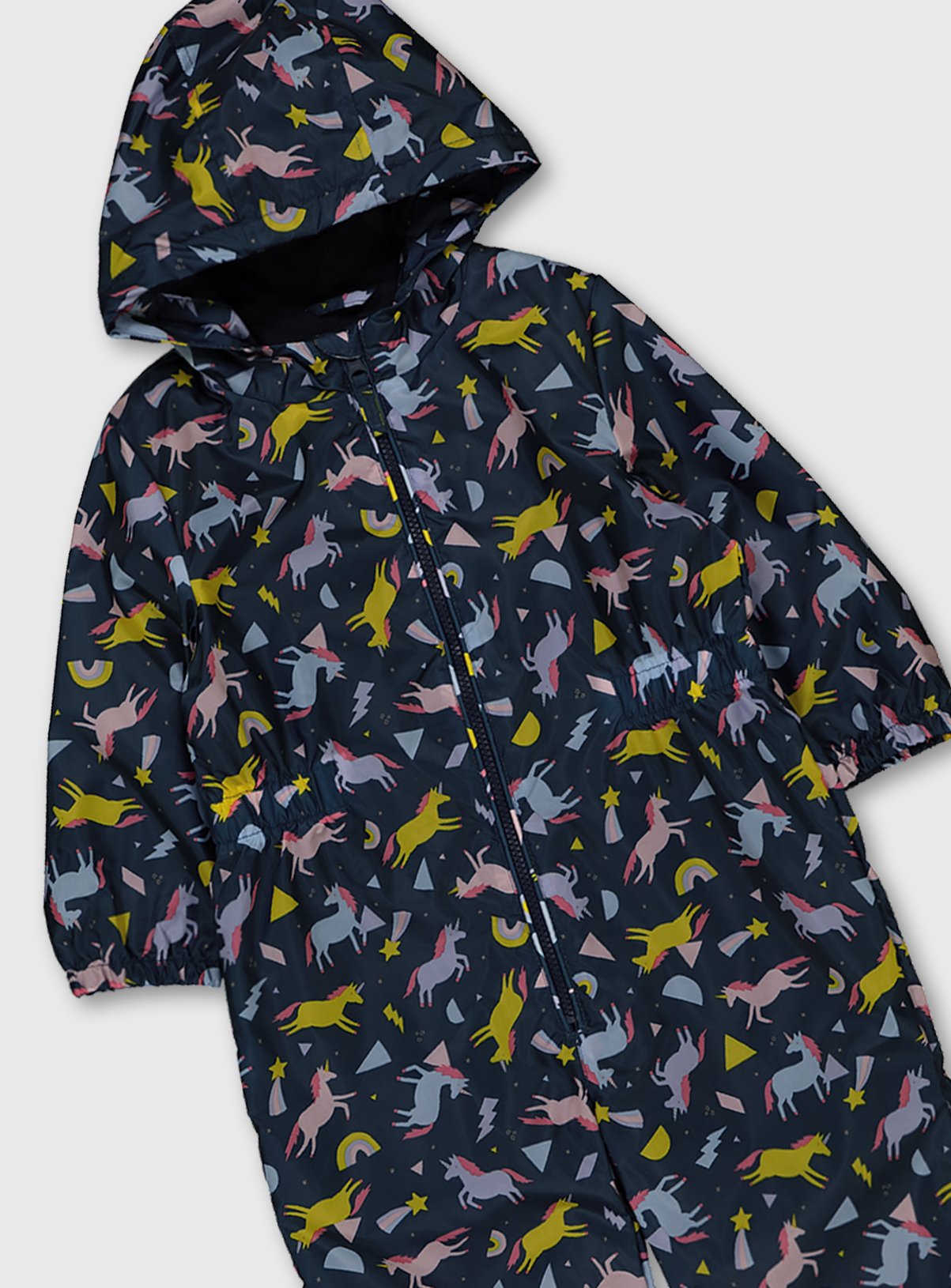 Unicorn Print Fleece Lined Puddle Suit Review