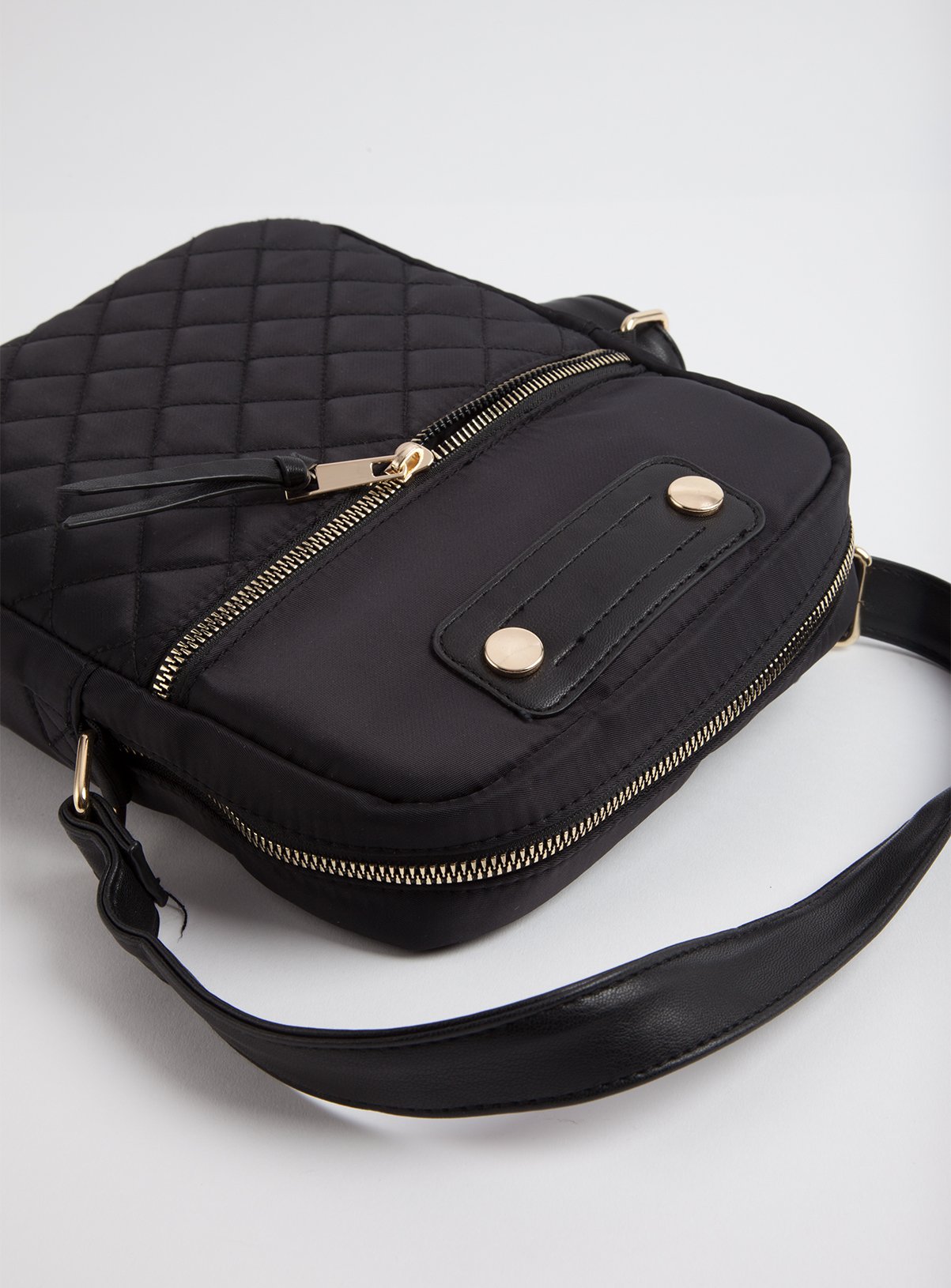 Black Quilted Cross-Body Bag Review