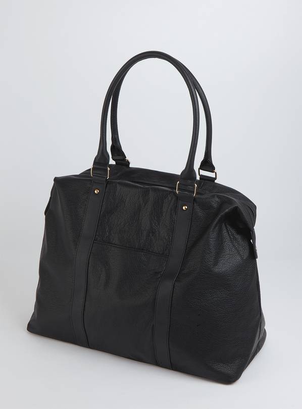 Black Washed Weekender Bag - One Size