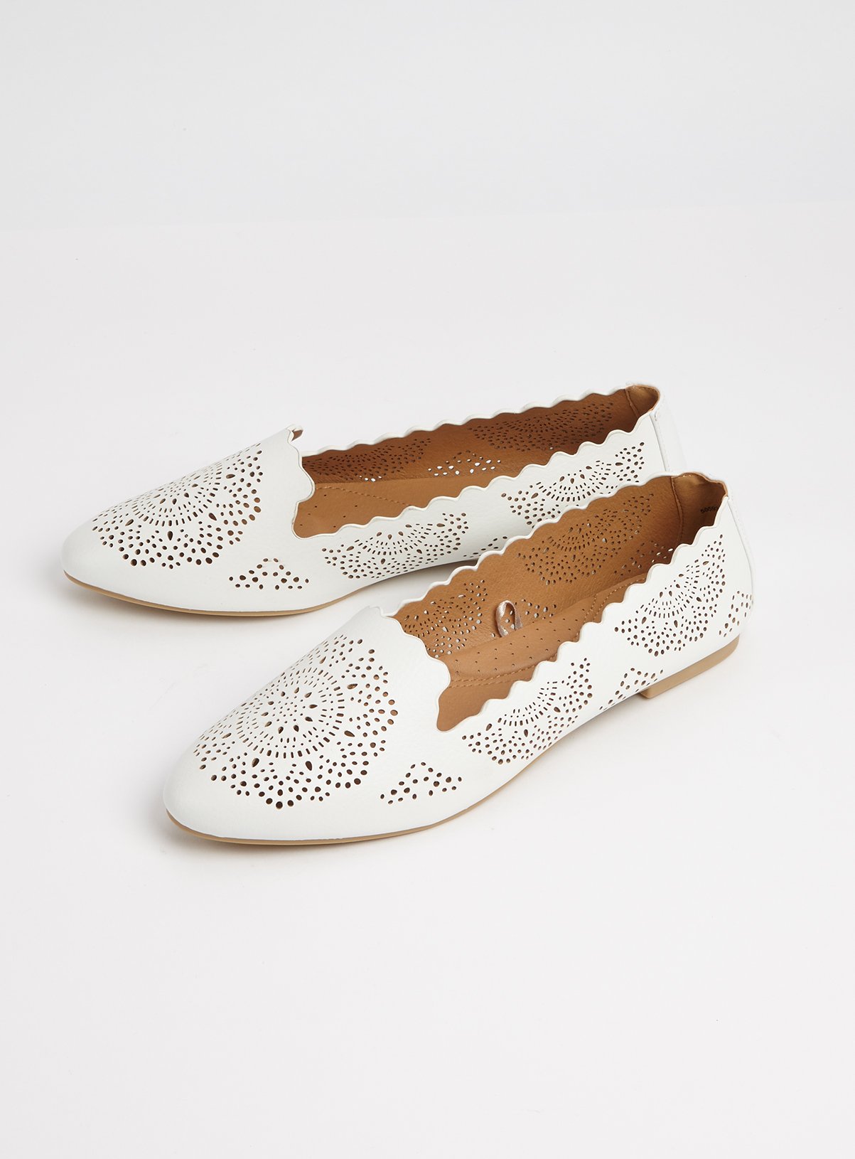 Sole Comfort White Laser Cut Loafers Review