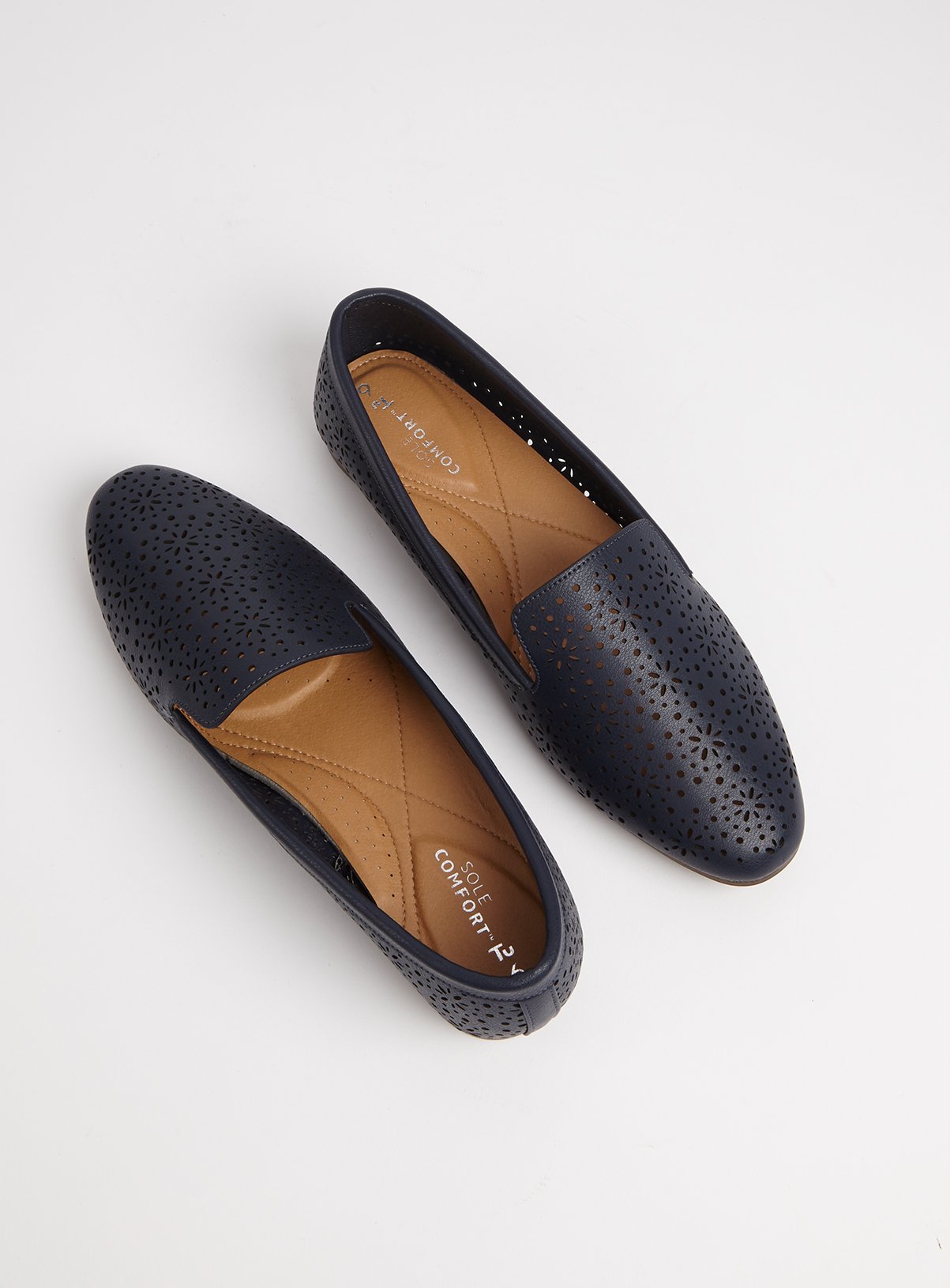 Sole Comfort Navy Laser Cut Loafers Review