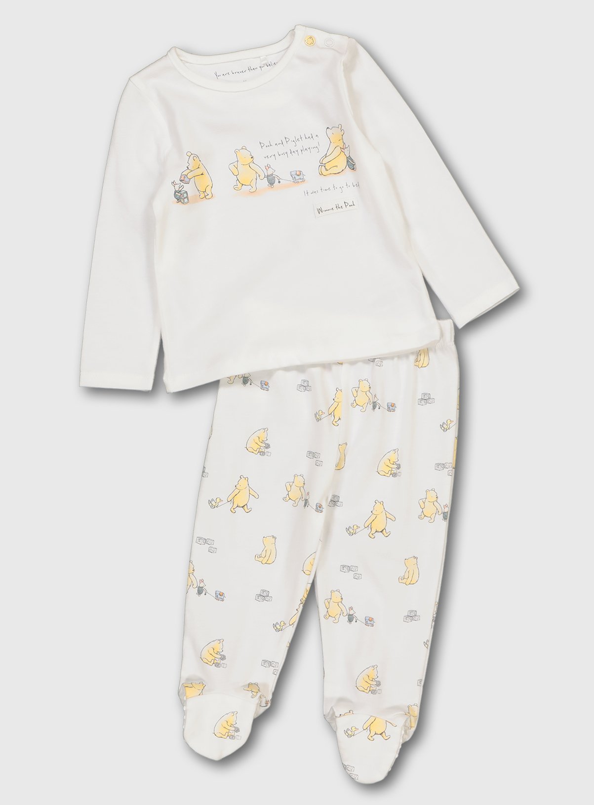 Disney Winnie The Pooh Cream Pyjamas Review