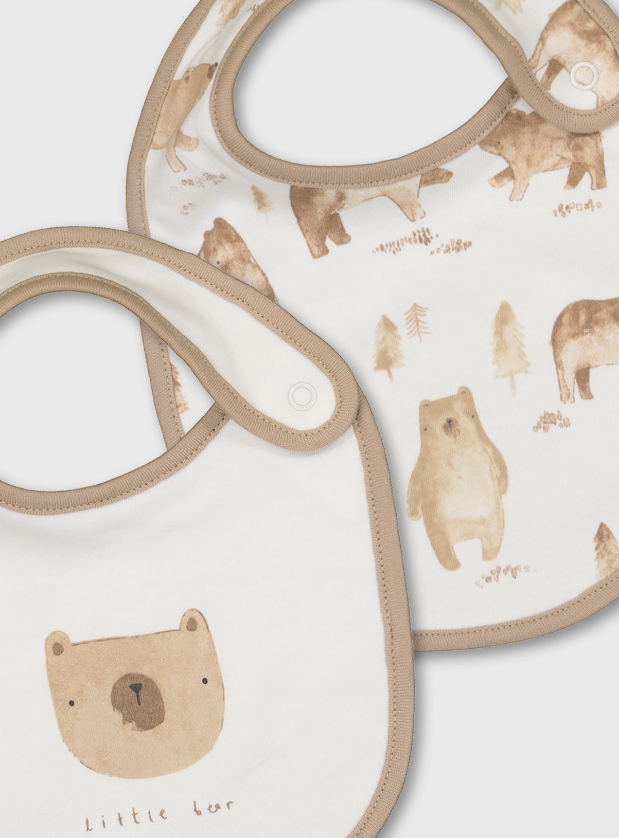 Bear Print Milk Bibs 2 Pack Review