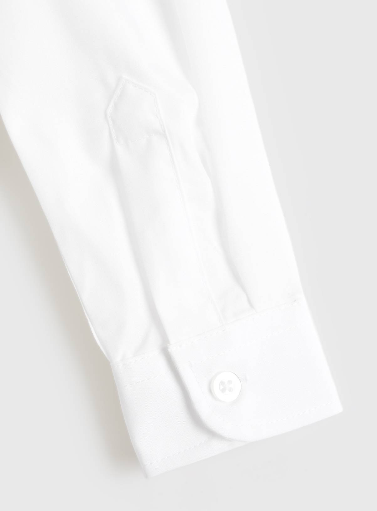 Perfect White Woven Non-Iron Long Sleeve Shirts 5 Pack 3 years - Image 3