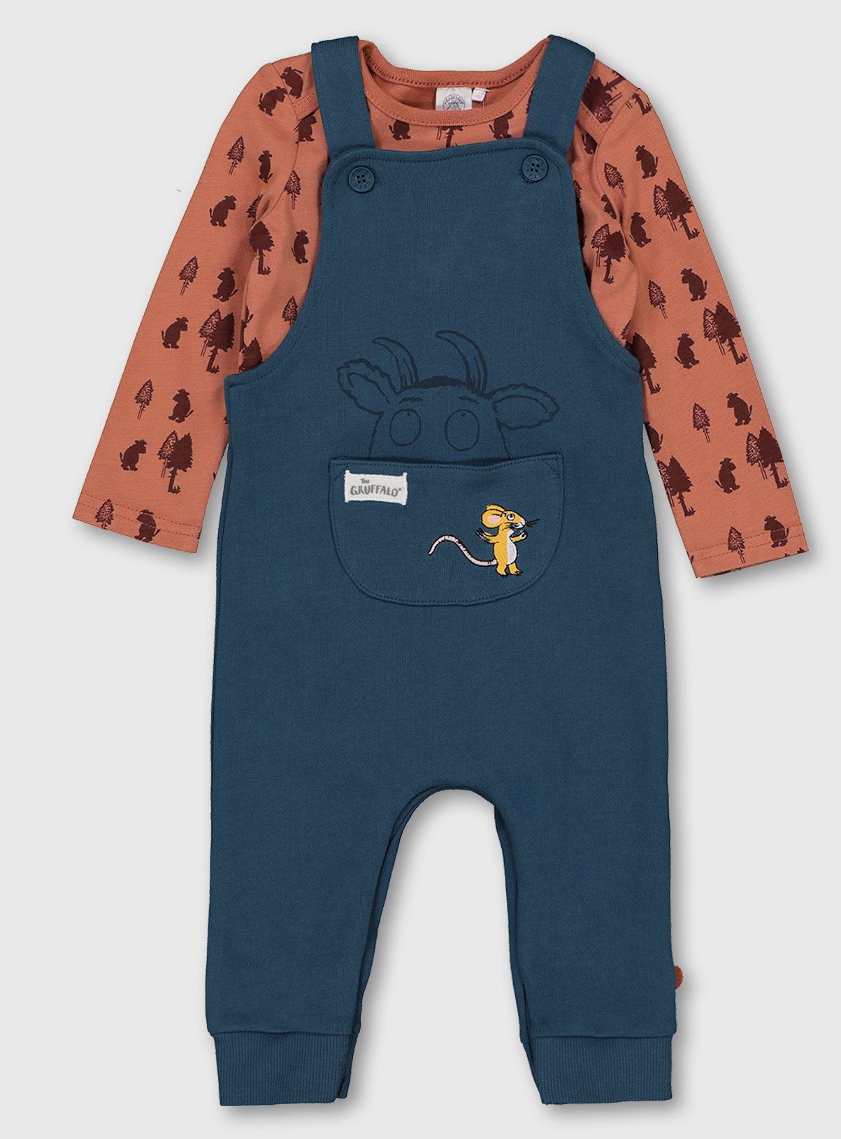 The Gruffalo Navy Dungarees & Bodysuit Review