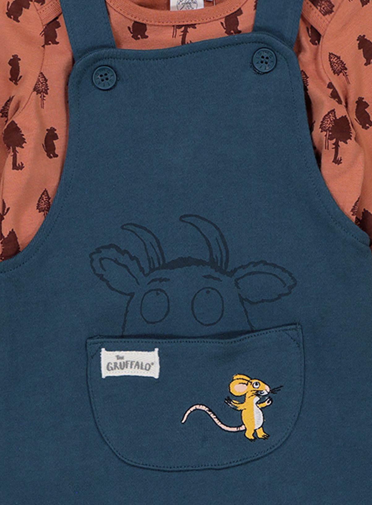 The Gruffalo Navy Dungarees & Bodysuit Review