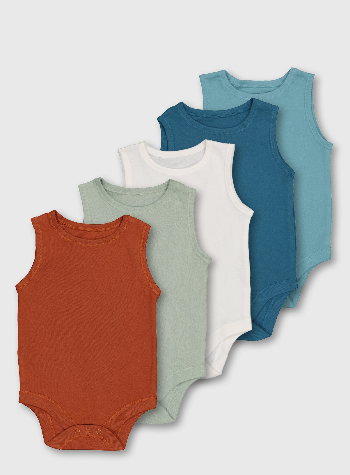 newborn sleeveless bodysuits