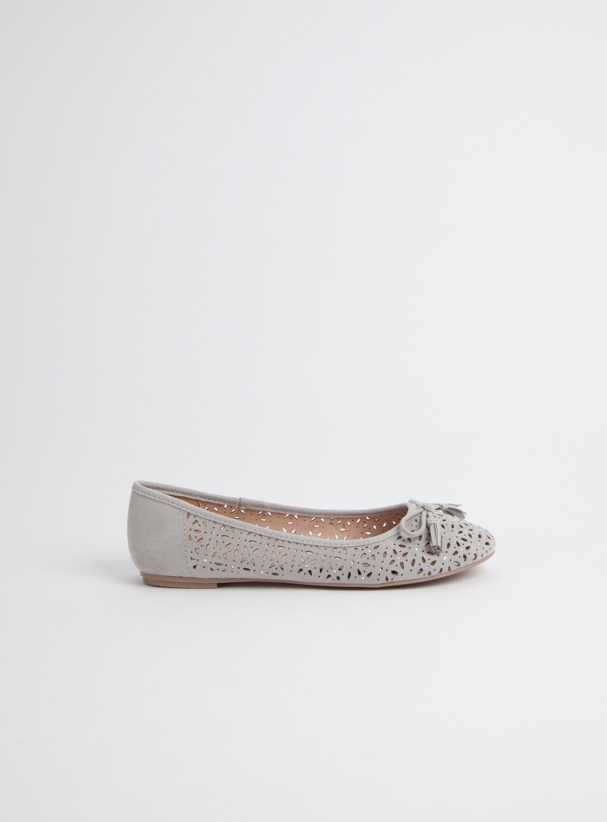 Sole Comfort Grey Laser Cut Ballerina Shoes Review