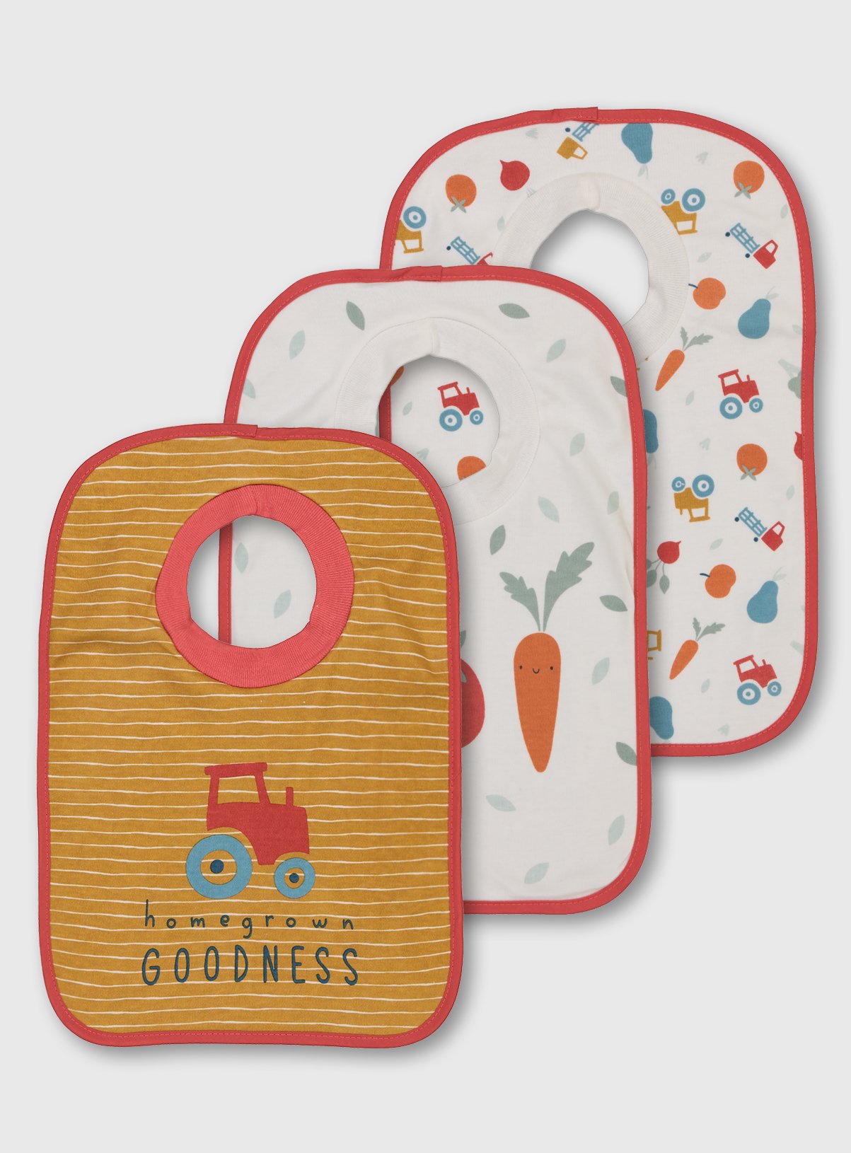 Vegetable Print Popover Bibs 2 Pack Review