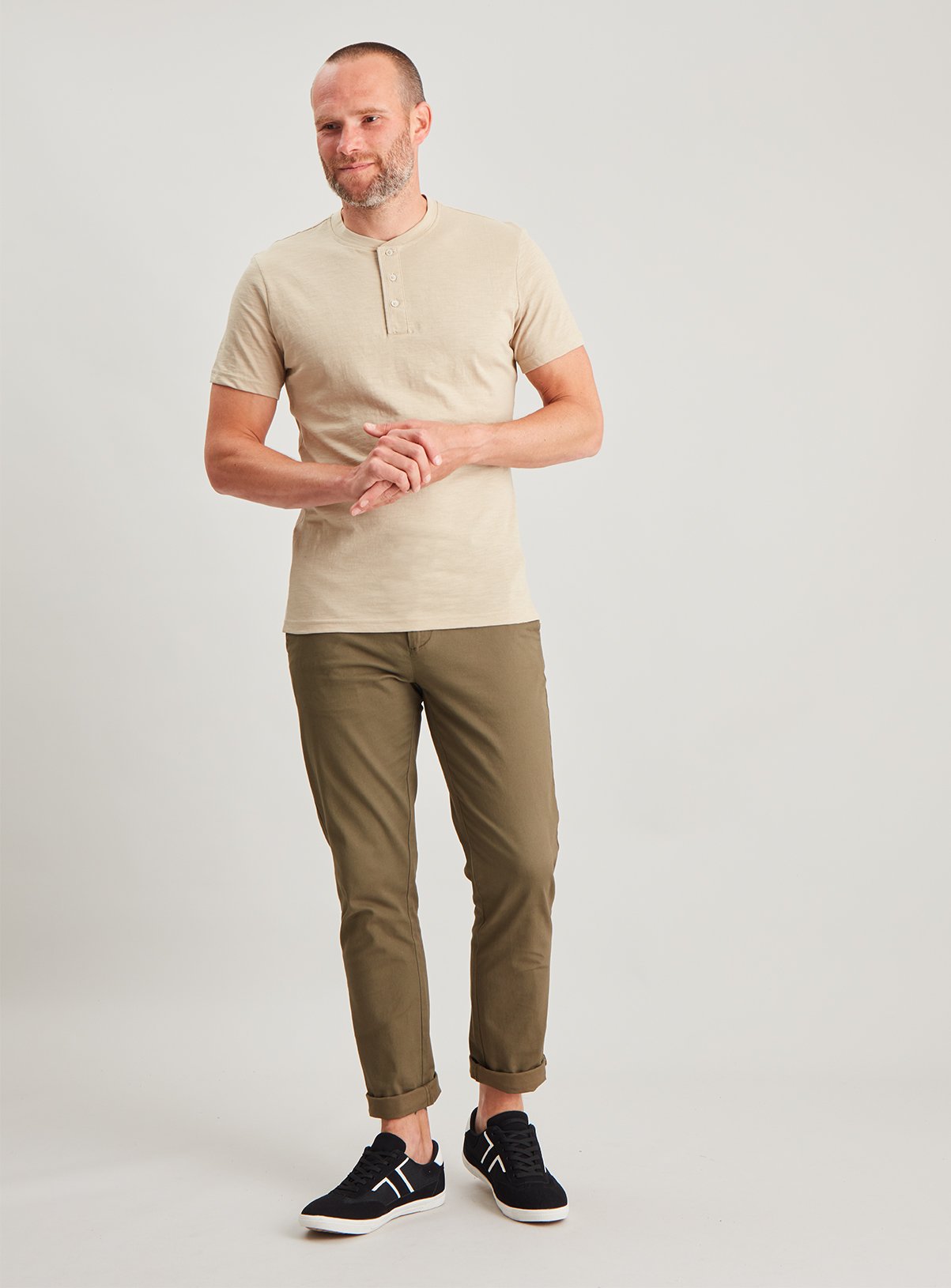 Stone Short Sleeve Grandad T-Shirt Review