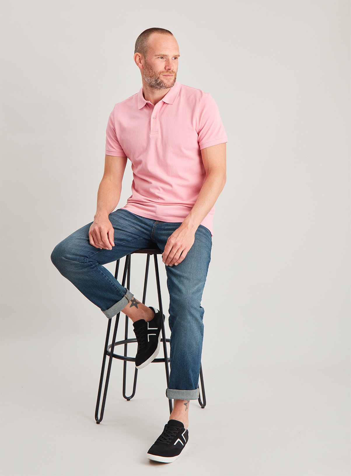 Pink Pique Short Sleeve Polo Shirt Review