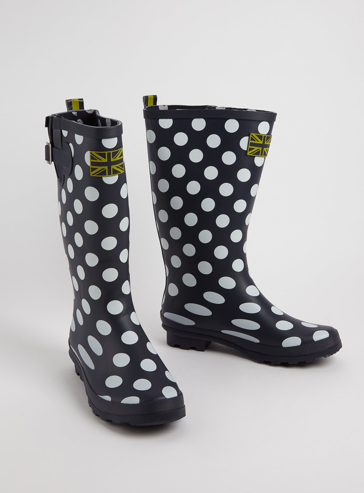 Navy Spot Print Wellies Review