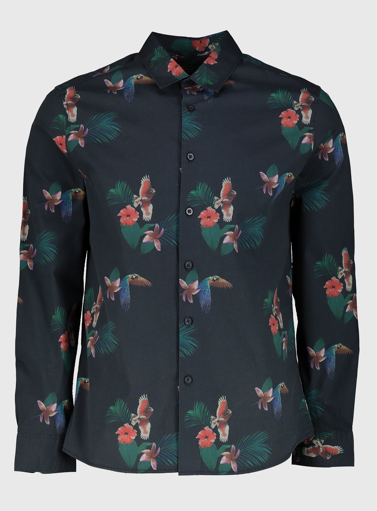 Parrot Print Slim Fit Shirt Review